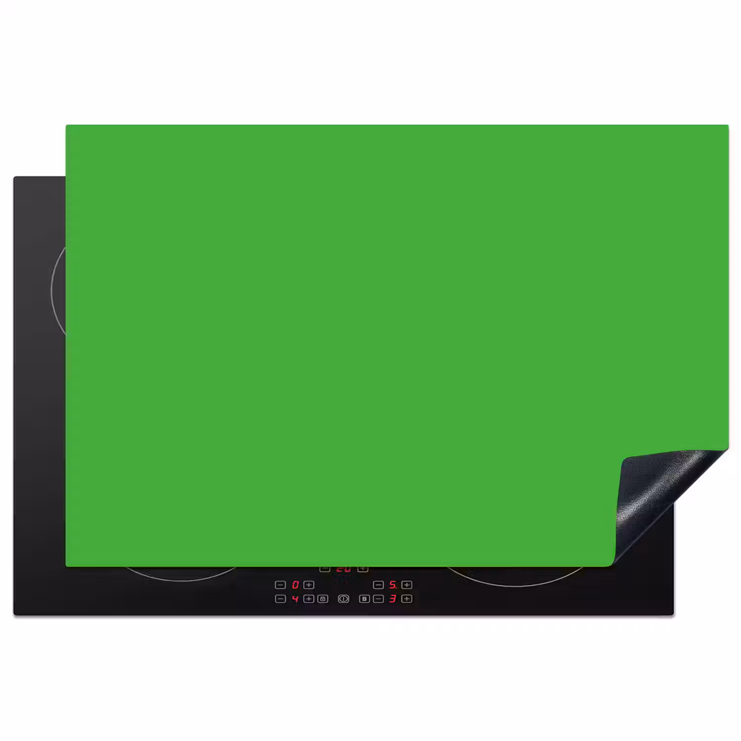 Kelly - Green - Groen Inductie beschermer vinyl 3mm klein 276 -3d