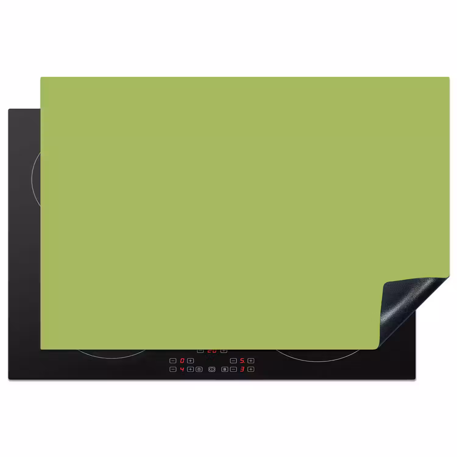 Lime - Glow - Groen Inductie beschermer vinyl 3mm klein 276 -3d