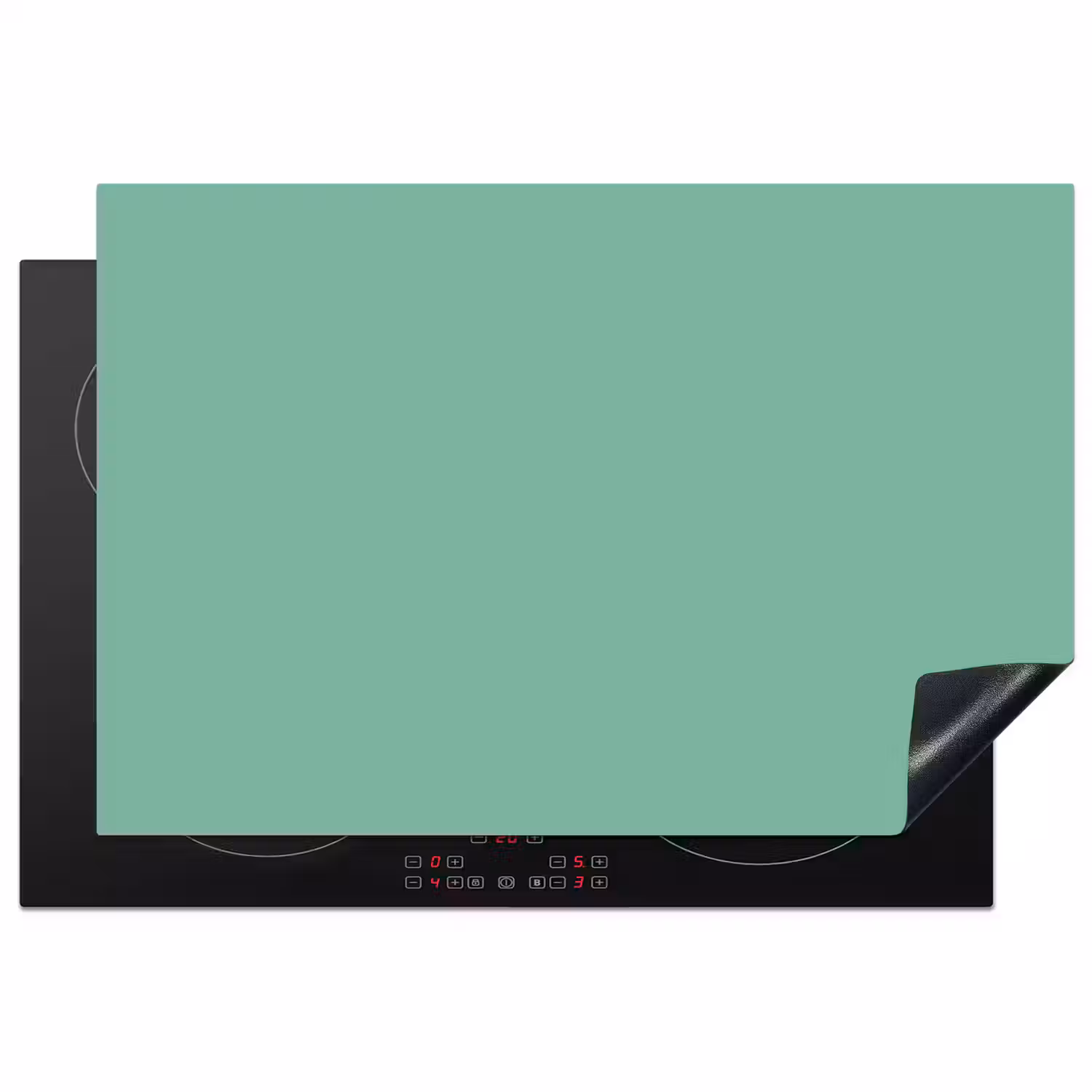 Ocean - Jade - Groen Inductie beschermer vinyl 3mm klein 276 -3d