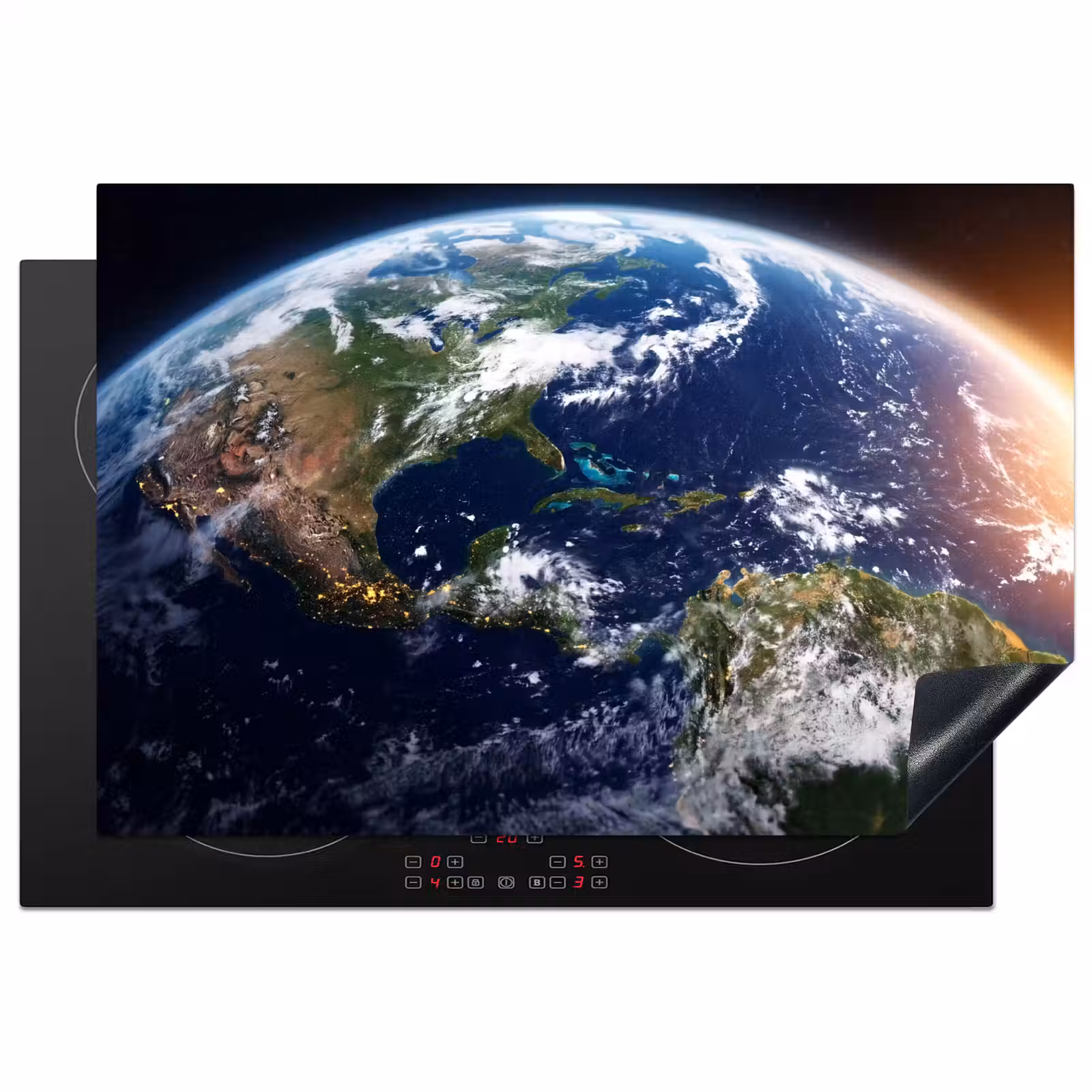 Inductiebeschermer - Planeet - Ruimte - Kosmos - Planeet - Ruimte - Kosmos Inductie beschermer vinyl 3mm klein