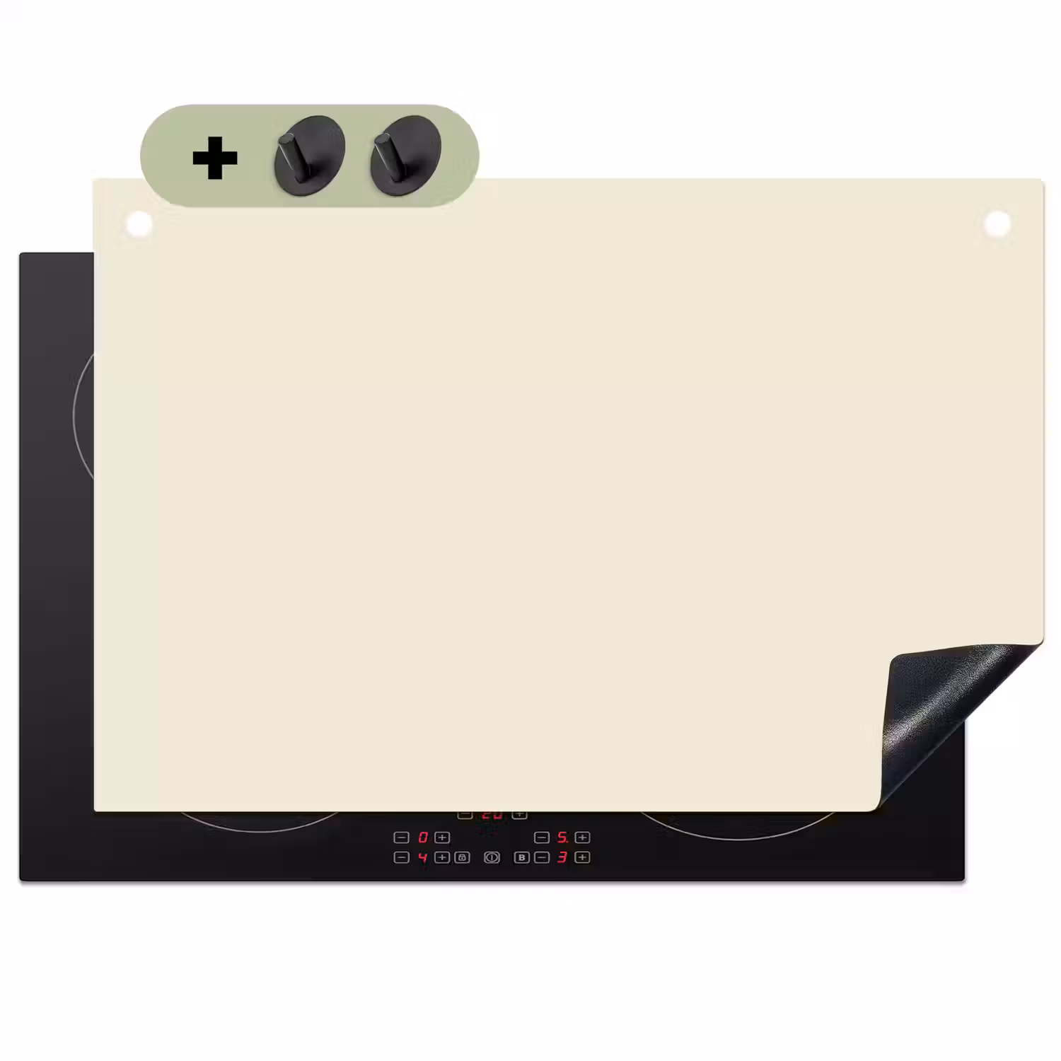 Drop - Delay - Nude Inductie beschemer met haakjes klein 777 -3d