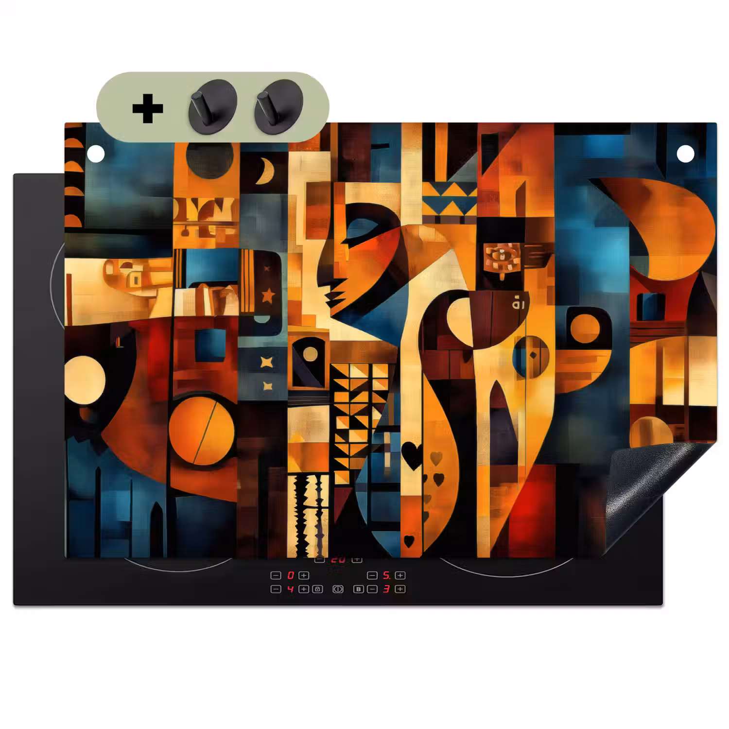 Figuren - Abstract - Symbolen Inductie beschemer met haakjes klein -3d