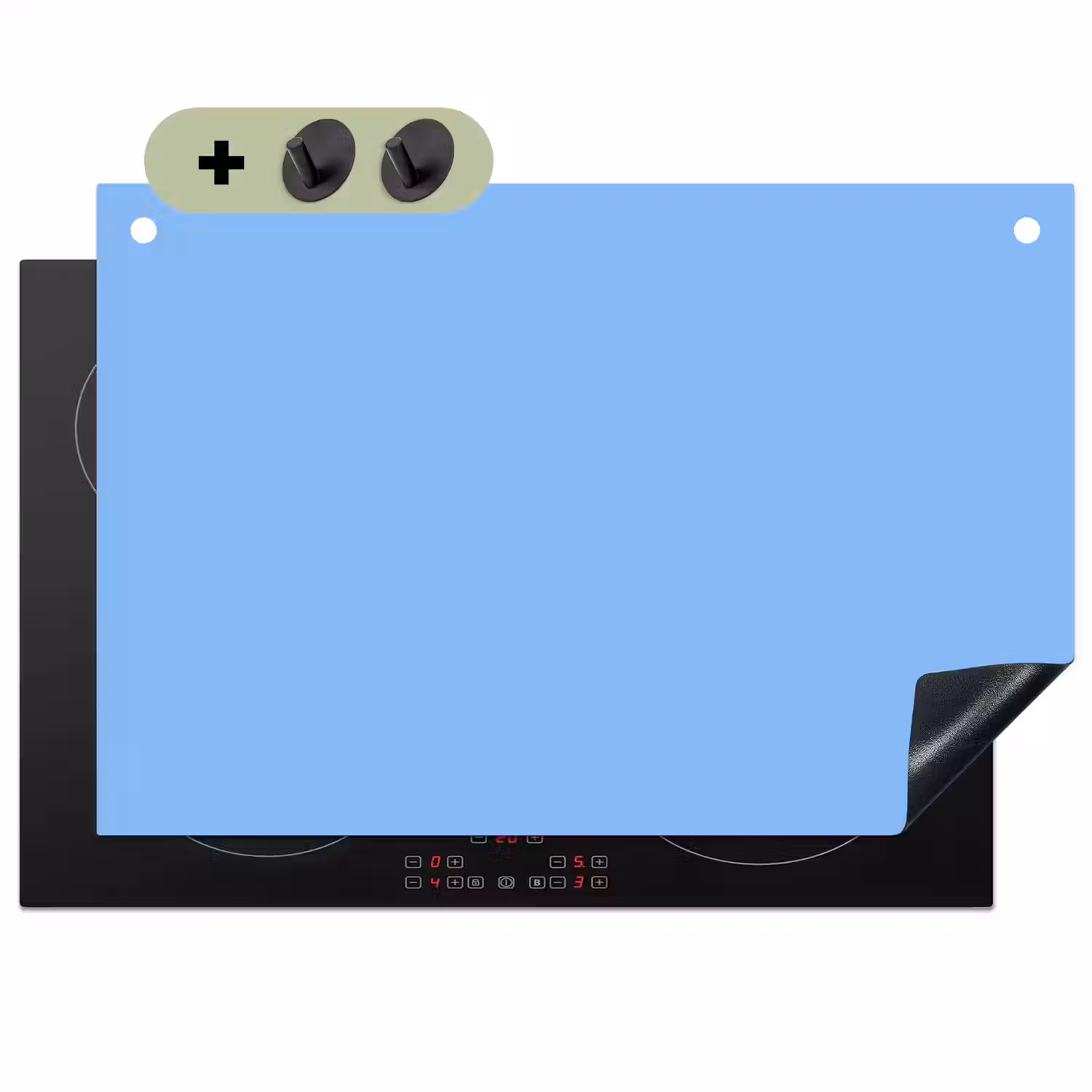 Sky - Glow - Blauw Inductie beschemer met haakjes klein 777 -3d