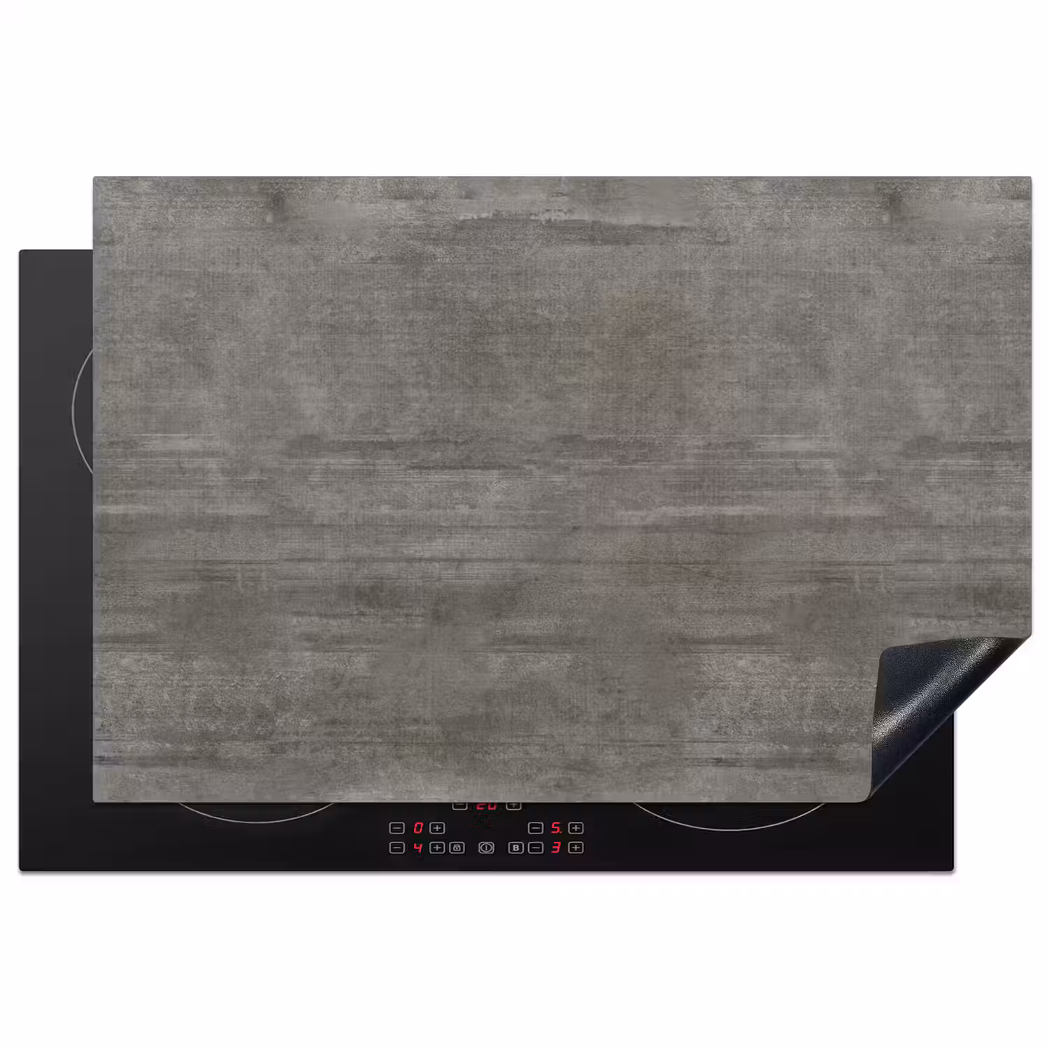 Structuur - Beton - Steen - Patronen Inductie beschermer vinyl 3mm klein 276 -3d