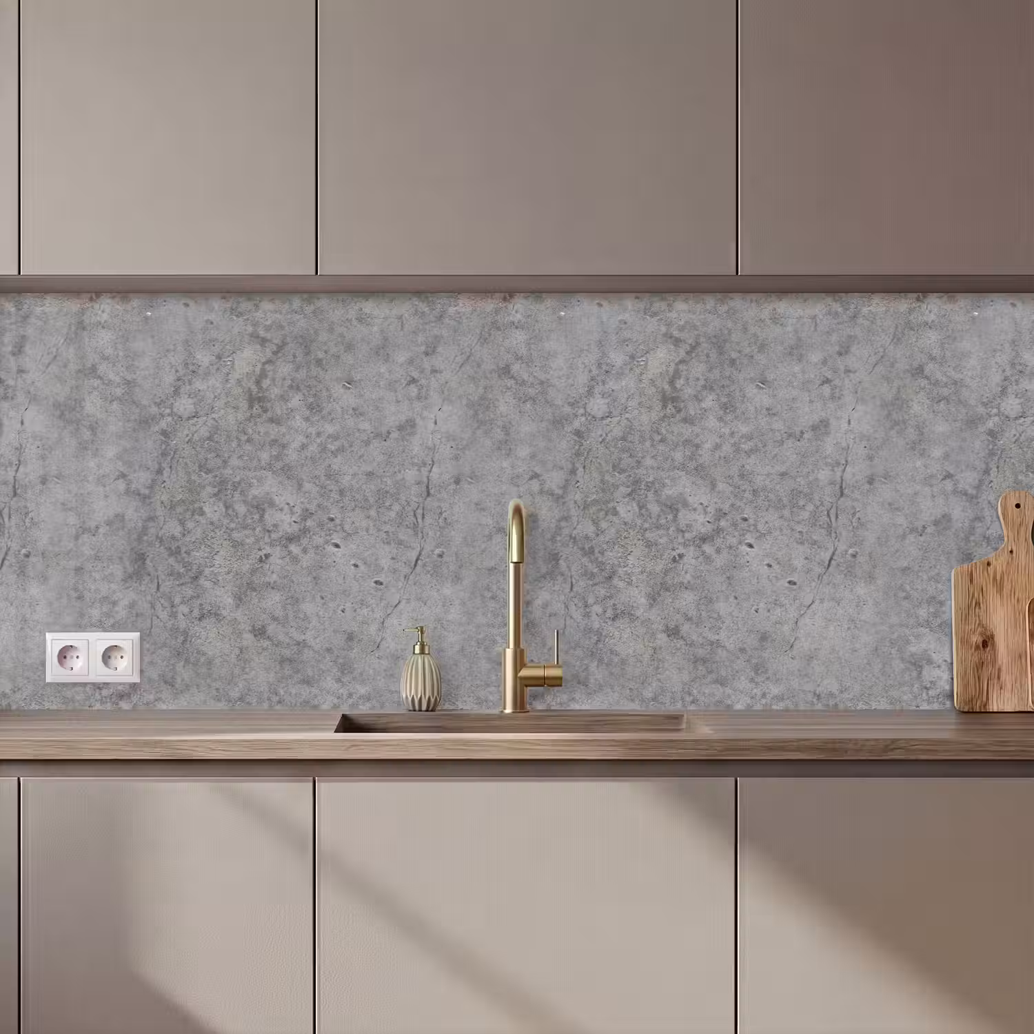 Beton - Antiek - Patronen keuken achterwand 2 middel 871 zz_3dshopping