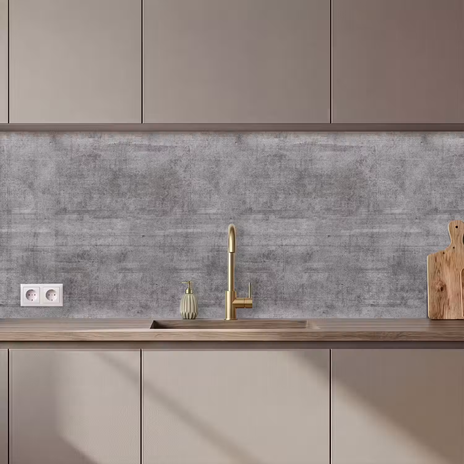 Beton - Patroon - Antiek keuken achterwand 2 middel 871 zz_3dshopping
