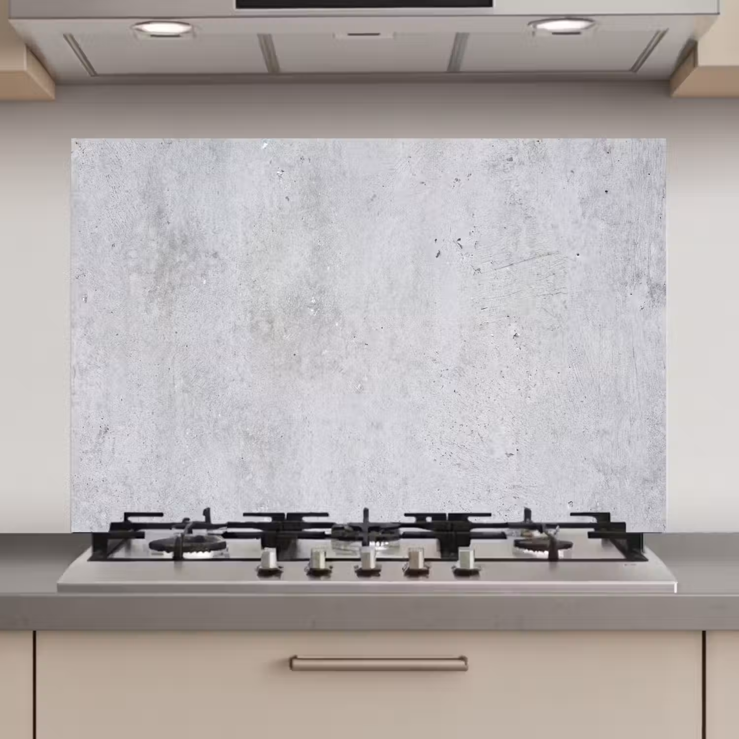 Beton - Textuur - Achtergrond - Grijs - Industrieel keuken achterwand spatscherm klein -3d_website