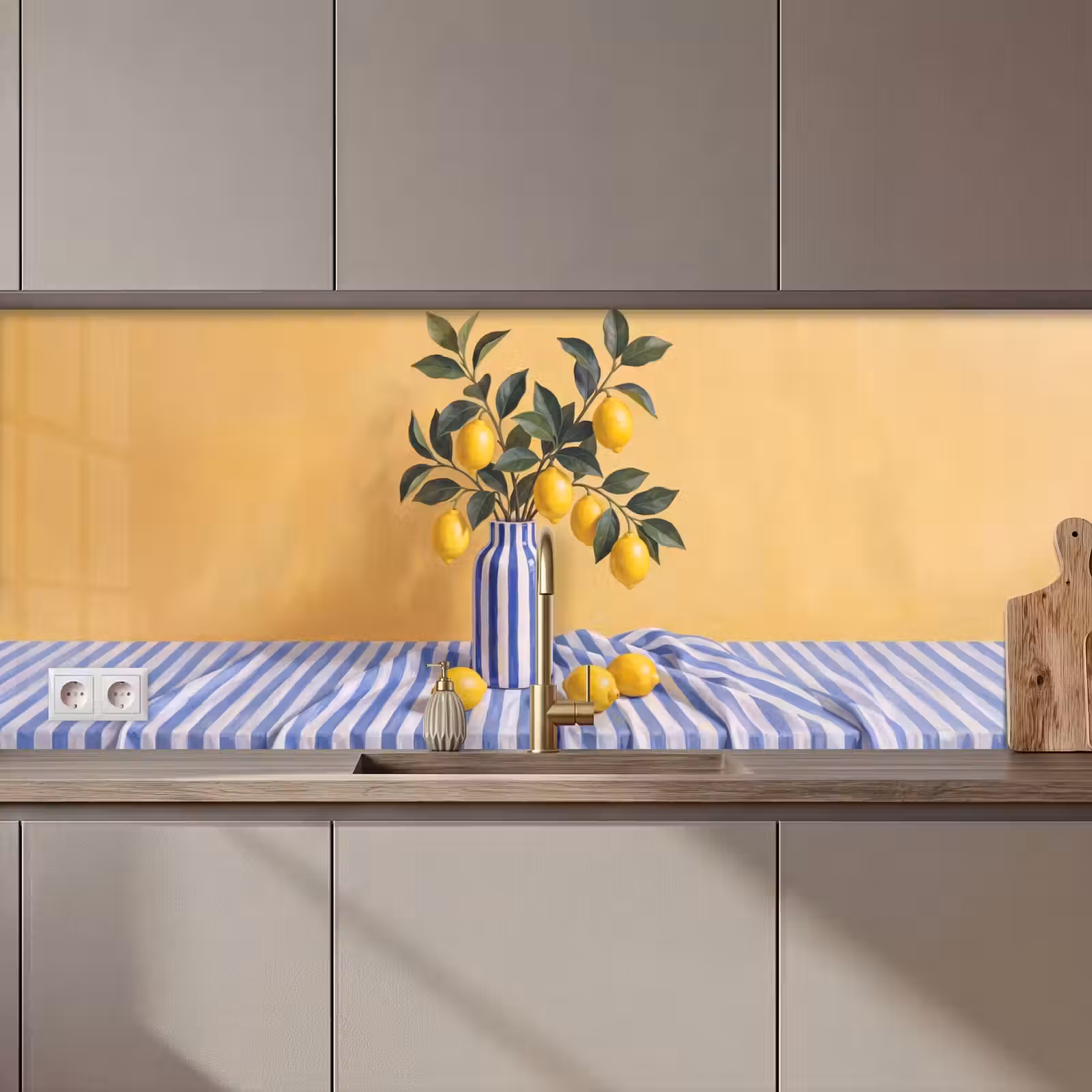 Keuken achterwand - Citroen - Stilleven - Modern - Citroen - Stilleven - Modern keuken achterwand 2 middel zz_3dshopping