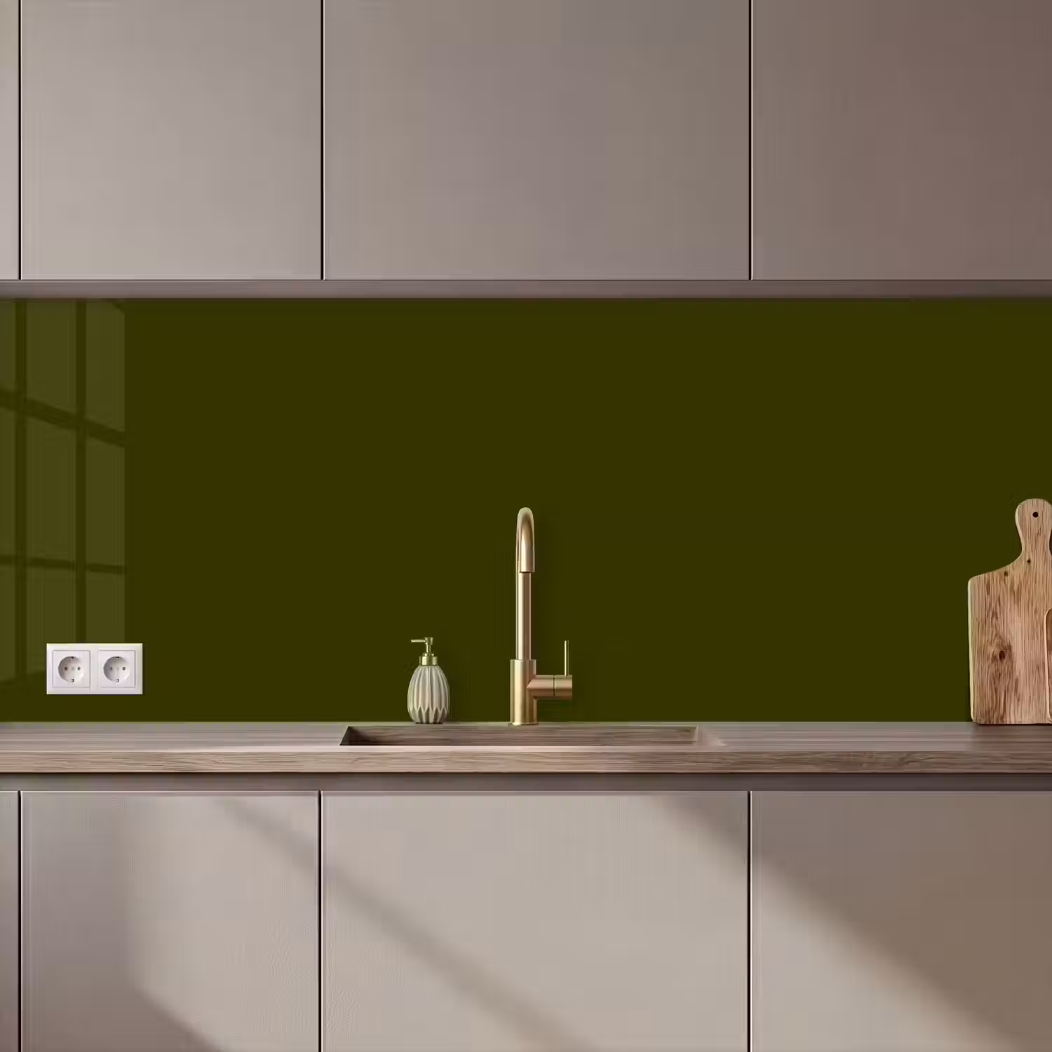 Dark - Olive - Groen keuken achterwand 2 middel 871 zz_3dshopping