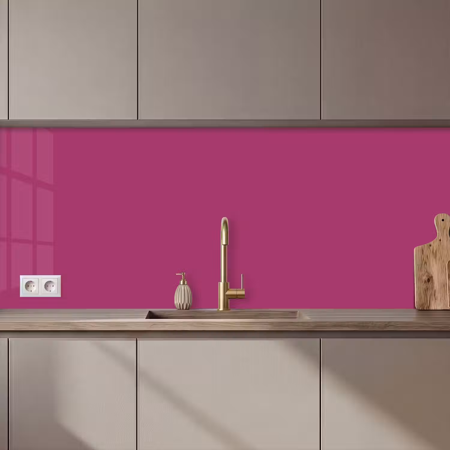 Deep - Magenta - Paars keuken achterwand 2 middel 871 zz_3dshopping
