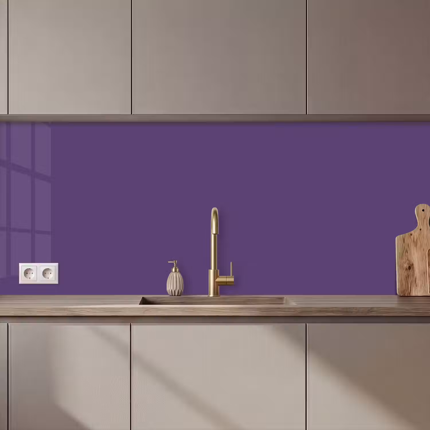 Deep - Plum - Paars keuken achterwand 2 middel 871 zz_3dshopping
