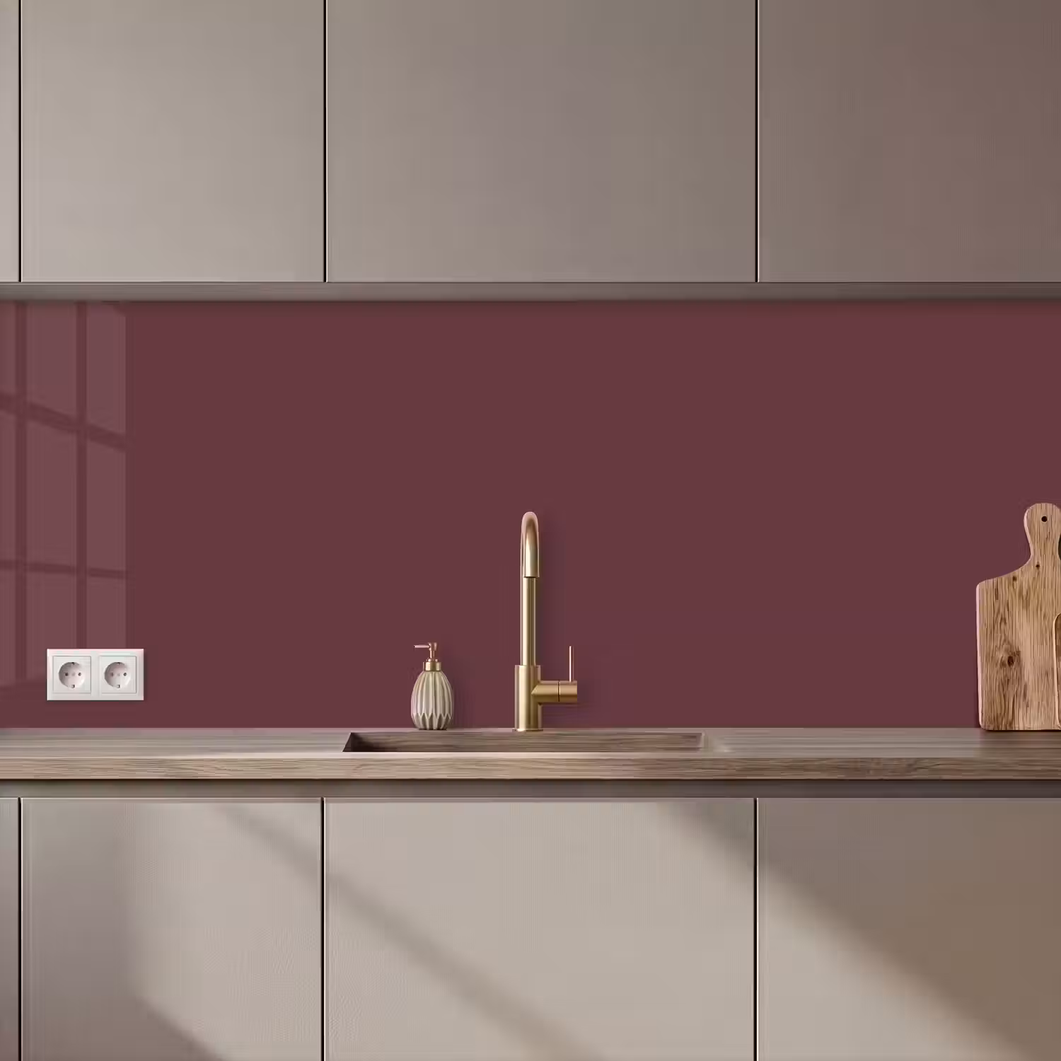 Dusty - Rose - Roze keuken achterwand 2 middel 871 zz_3dshopping