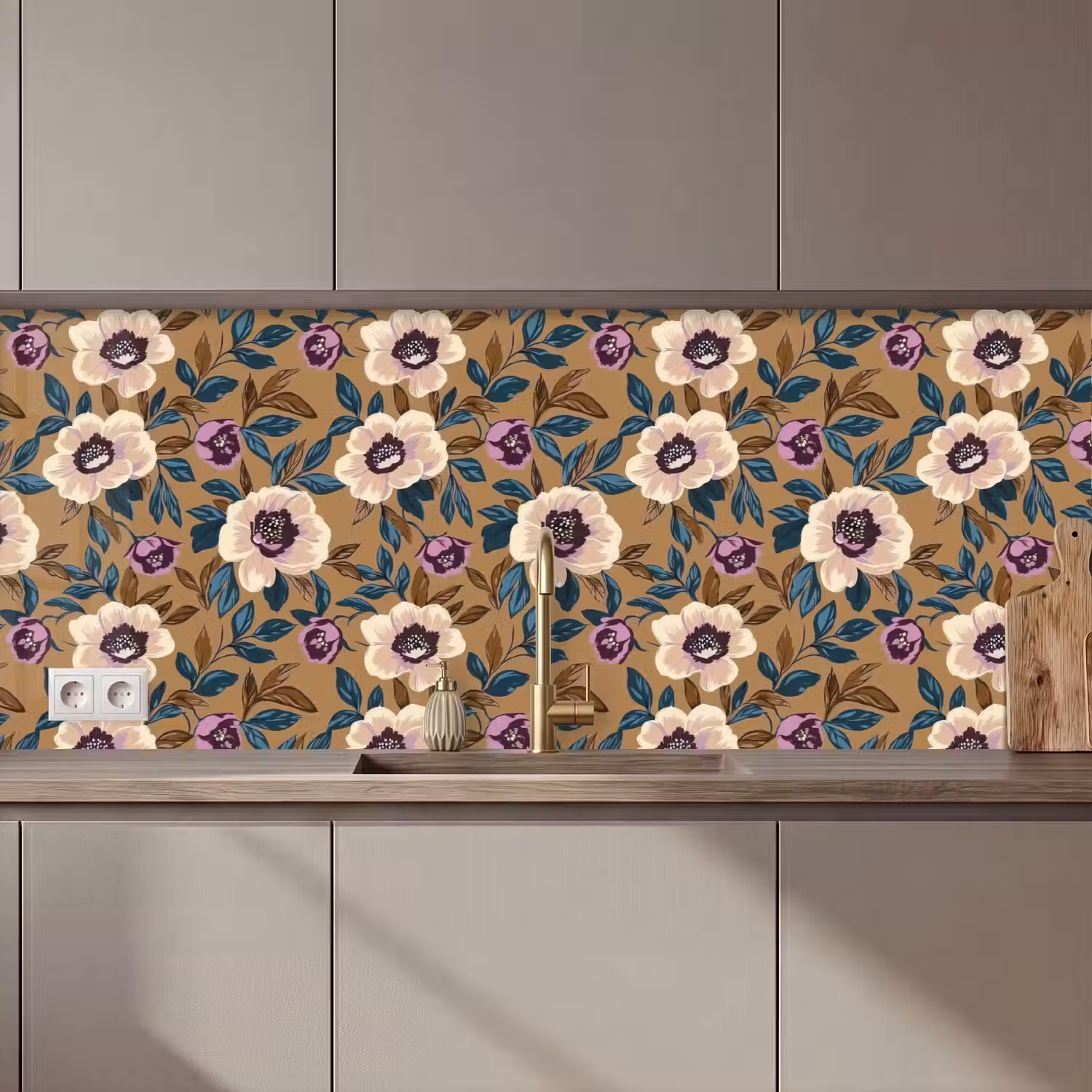 Floraal - Stilleven - Kleurrijk keuken achterwand 2 middel 871 zz_3dshopping