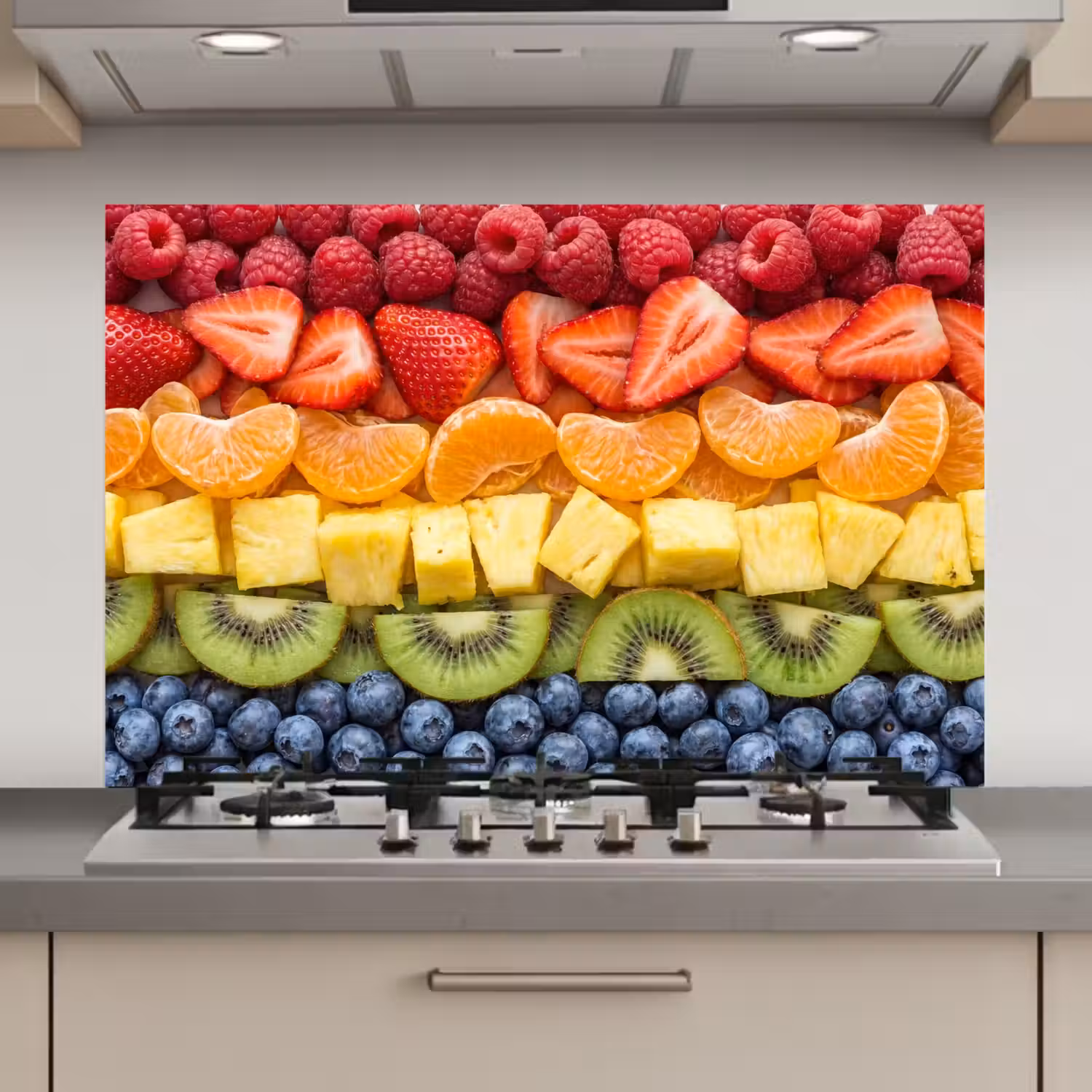 Fruit - Regenboog - Gezond - Kleurrijk keuken achterwand spatscherm klein -3d_website