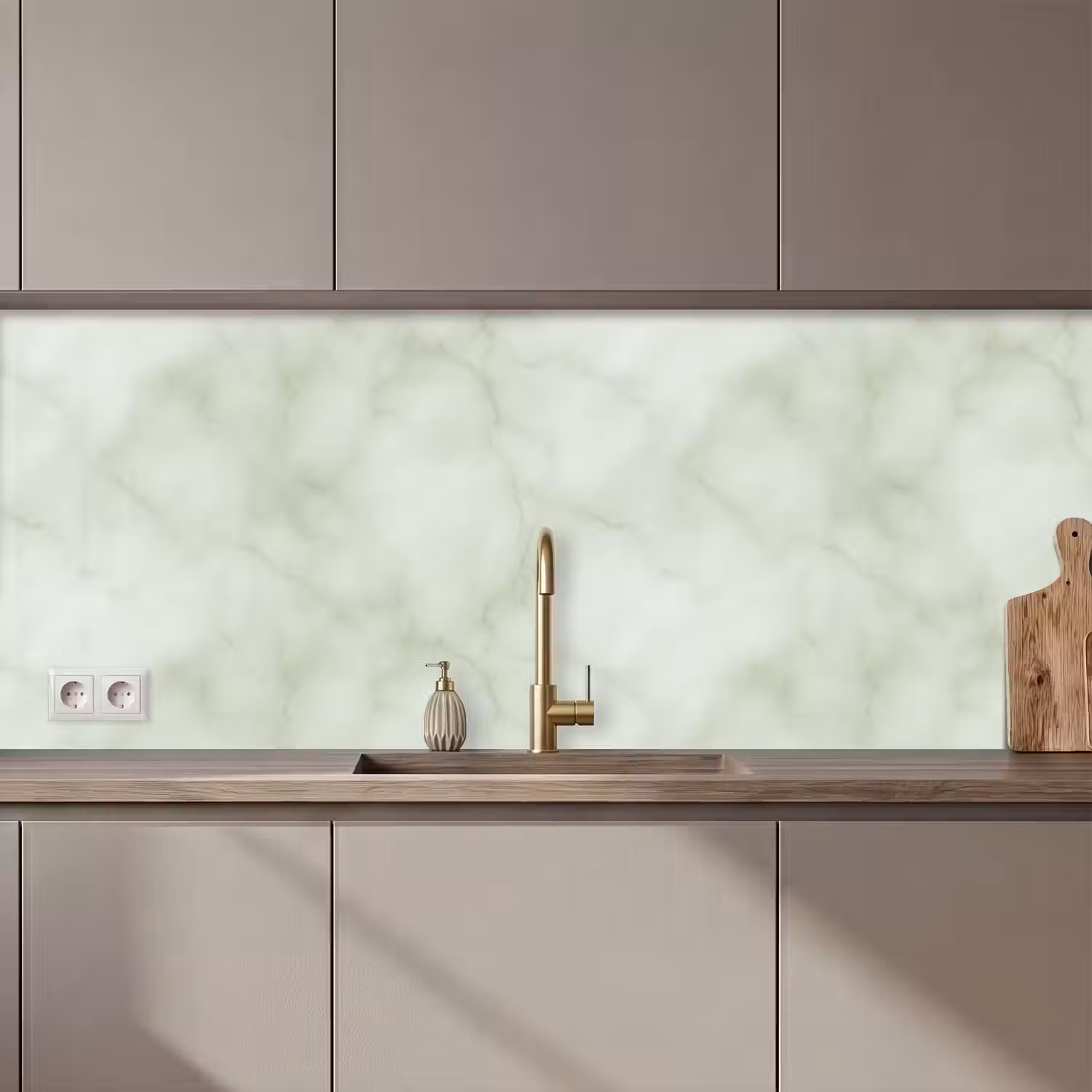 Groen - Marmer - Aders keuken achterwand 2 middel 871 zz_3dshopping