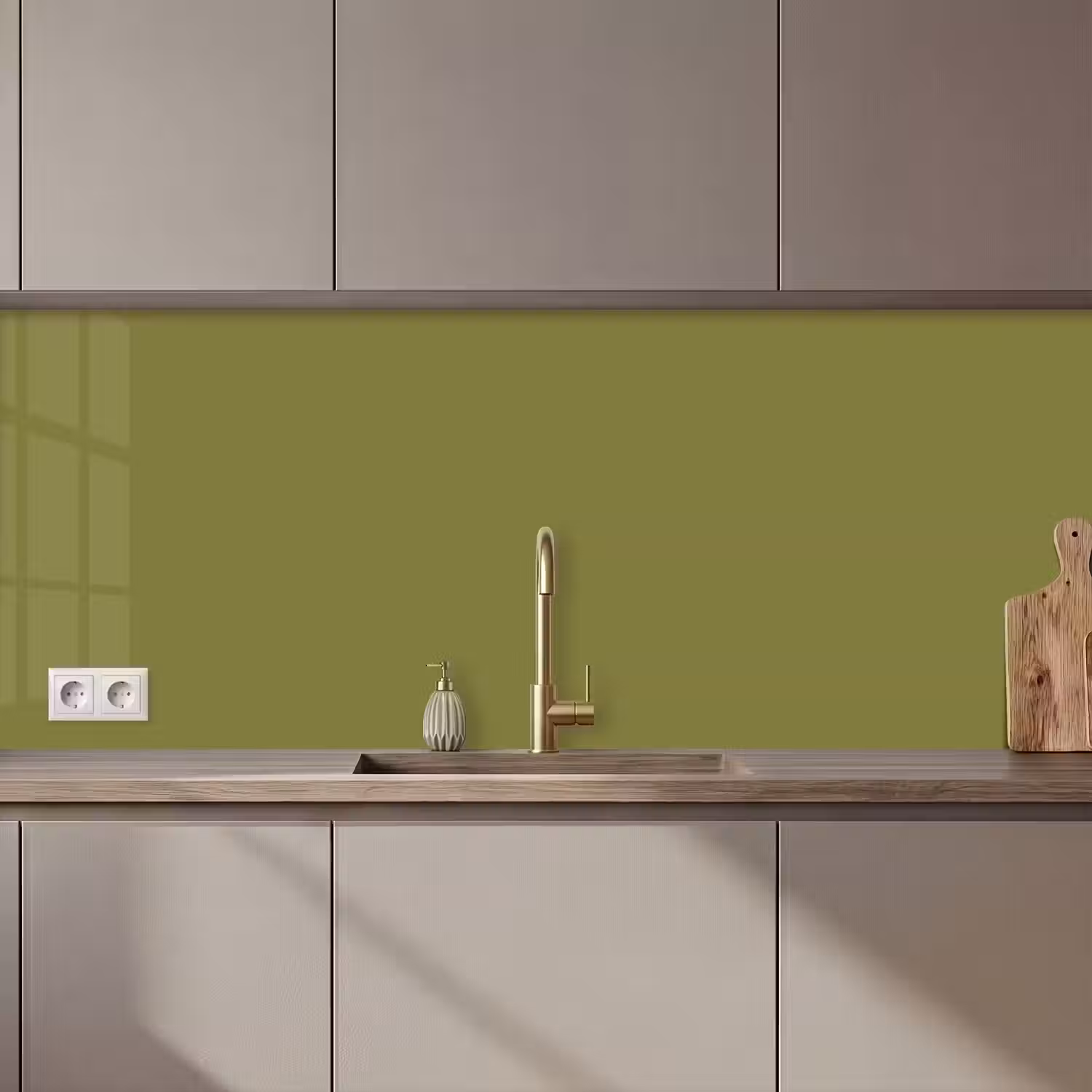 Juniper - Groen - Organisch keuken achterwand 2 middel 871 zz_3dshopping