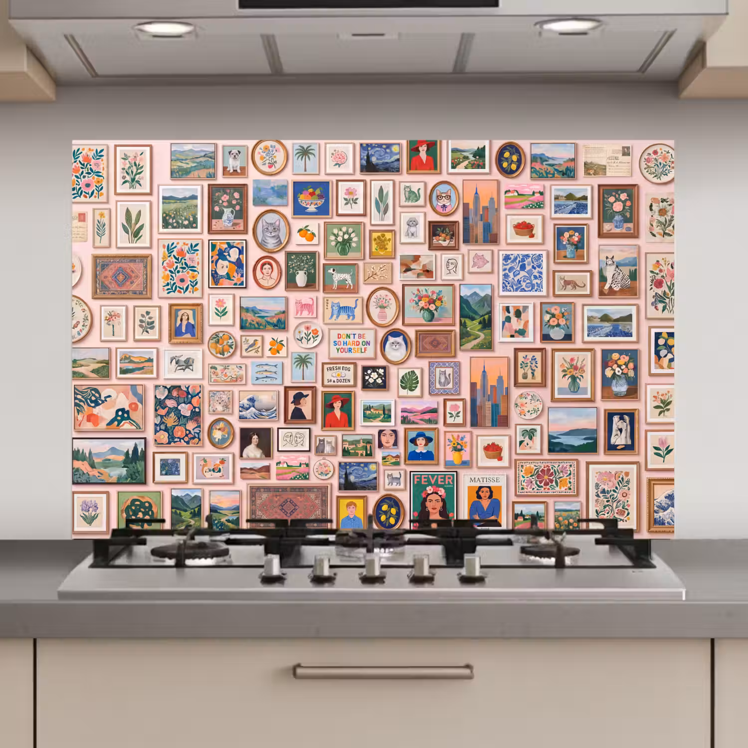 Kunst - Collectie - Decoratie - Modern - Kleurrijk keuken achterwand spatscherm klein -3d_website