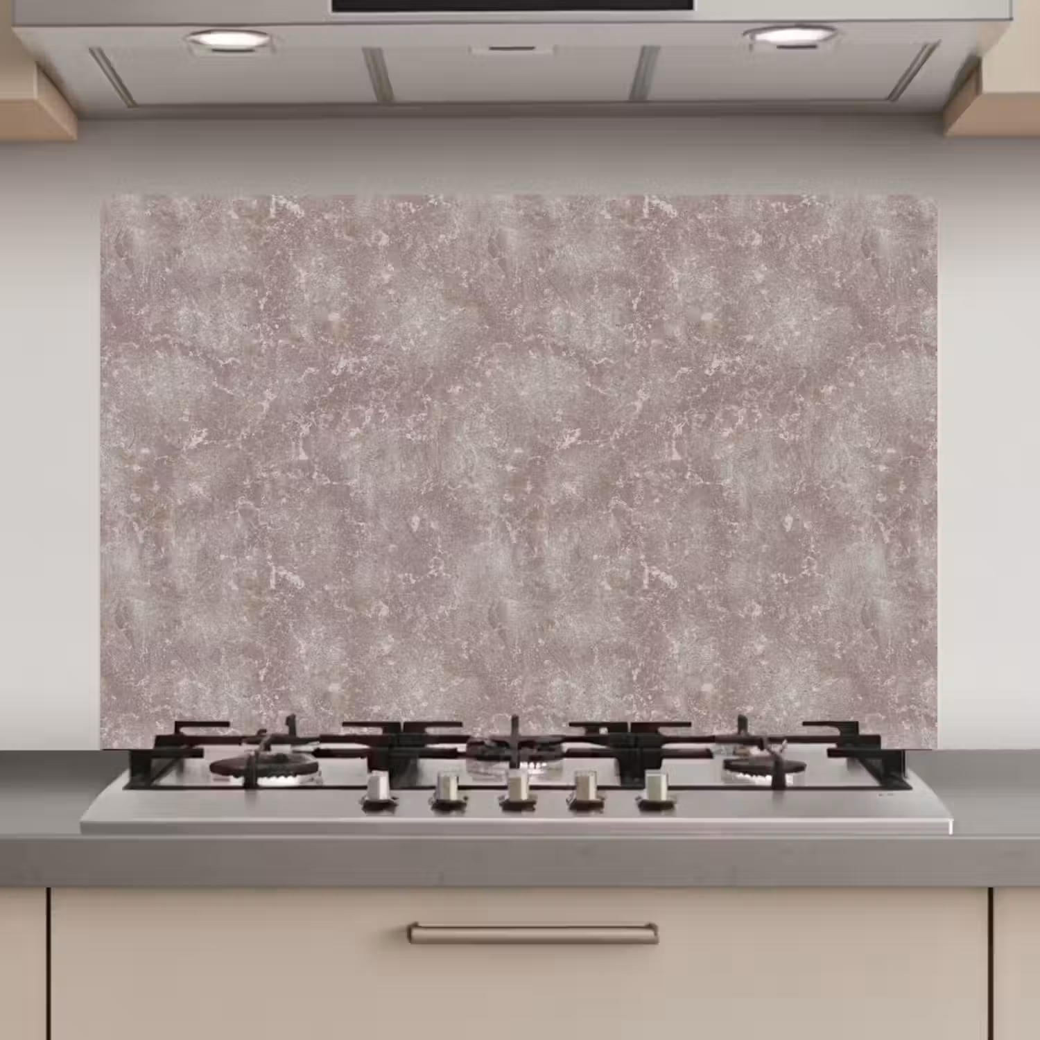 Marmer - Patroon - Mauve keuken achterwand spatscherm klein 900 -3d_website