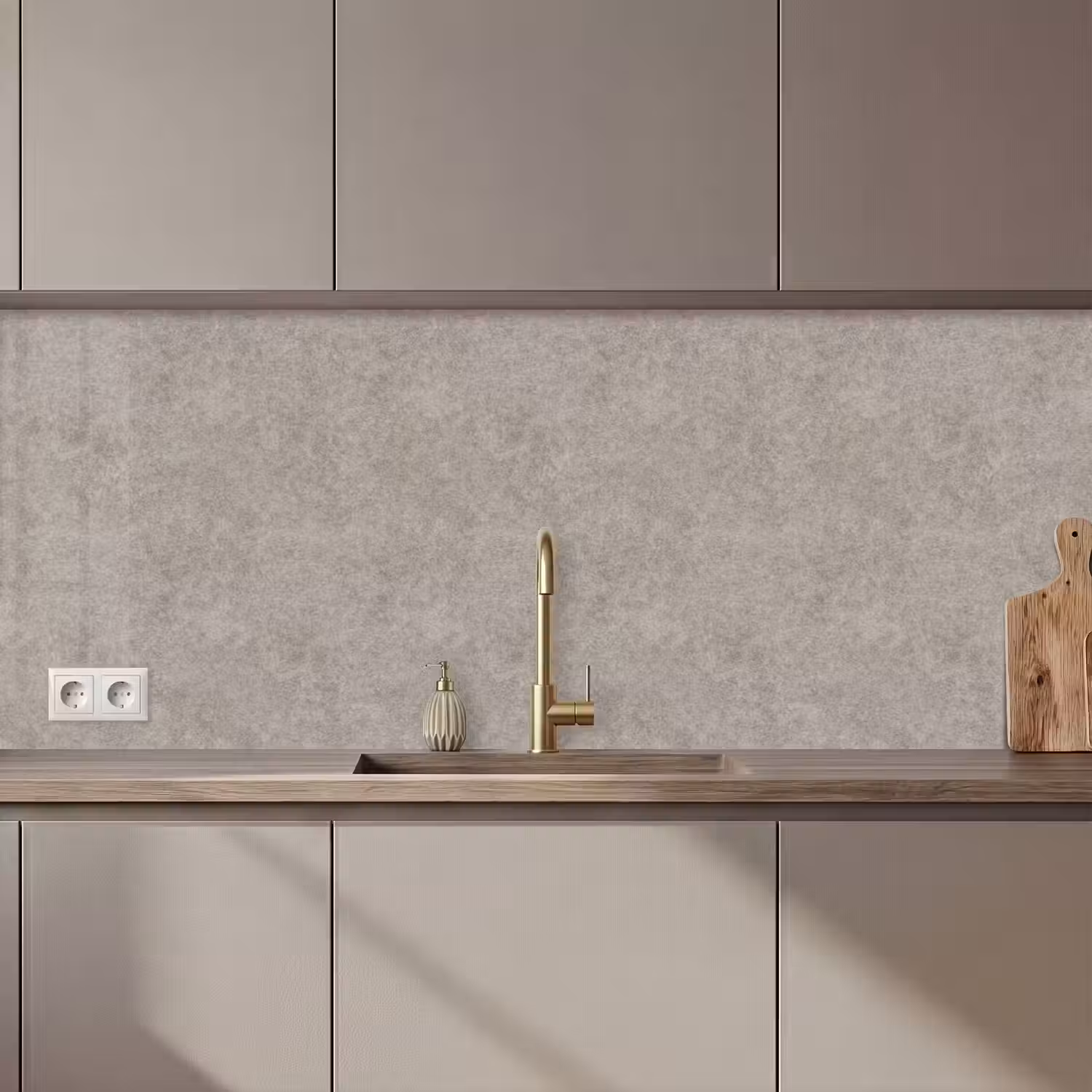 Patroon - Beton - Grijs keuken achterwand 2 middel 871 zz_3dshopping