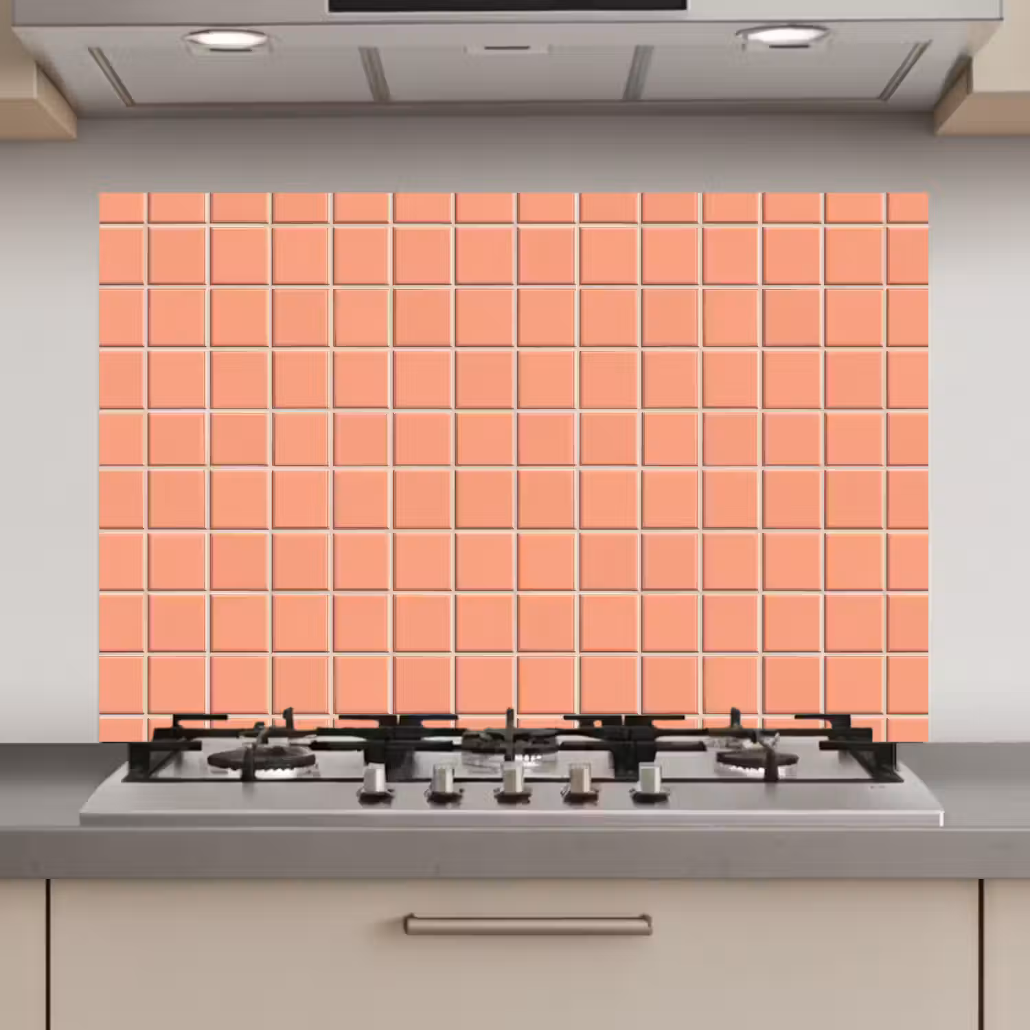 Patroon - Tegels - Perzik keuken achterwand spatscherm klein 900 -3d_website