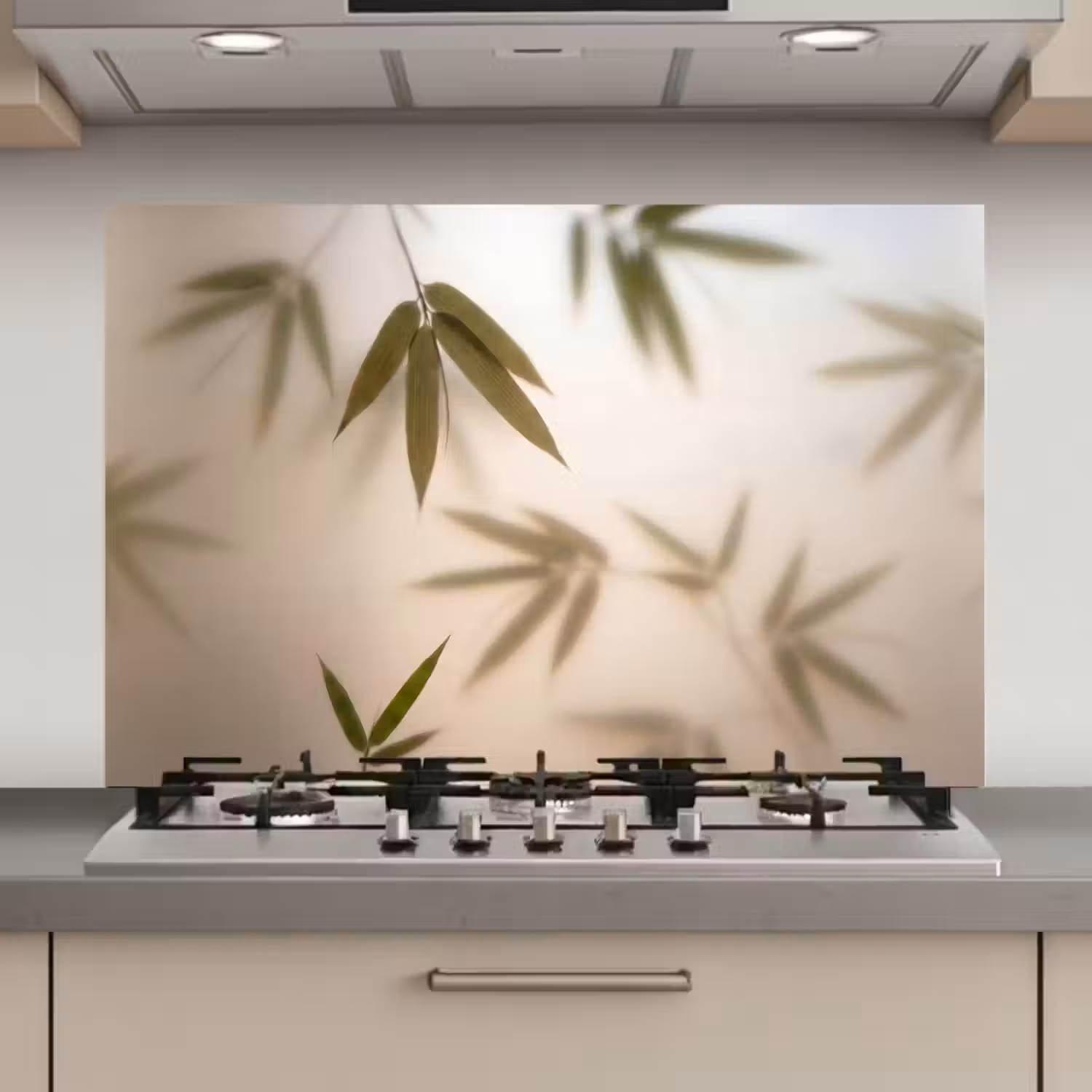 Planten - Bladeren - Natuur - Groen keuken achterwand spatscherm klein -3d_website