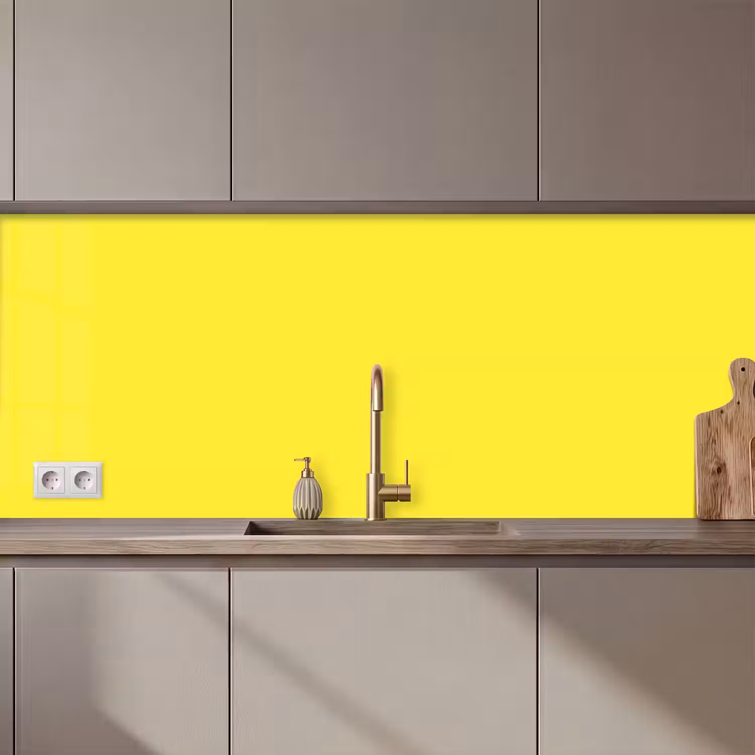 Soft - Custard - Geel keuken achterwand 2 middel 871 zz_3dshopping