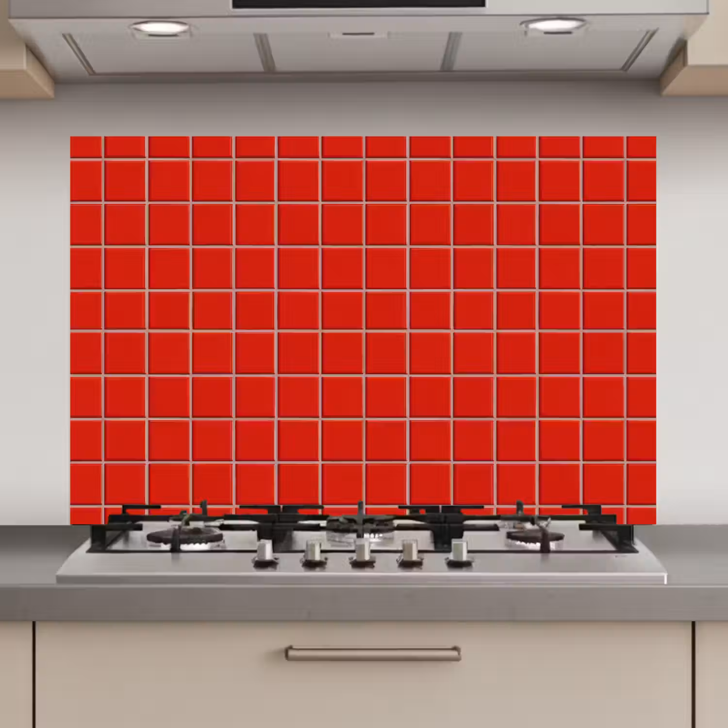 Tegel - Patroon - Kersen - Rood keuken achterwand spatscherm klein 900 -3d_website