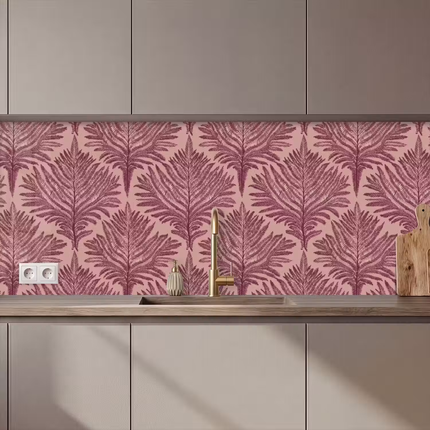 Varen - Patroon - Paars keuken achterwand 2 middel 871 zz_3dshopping