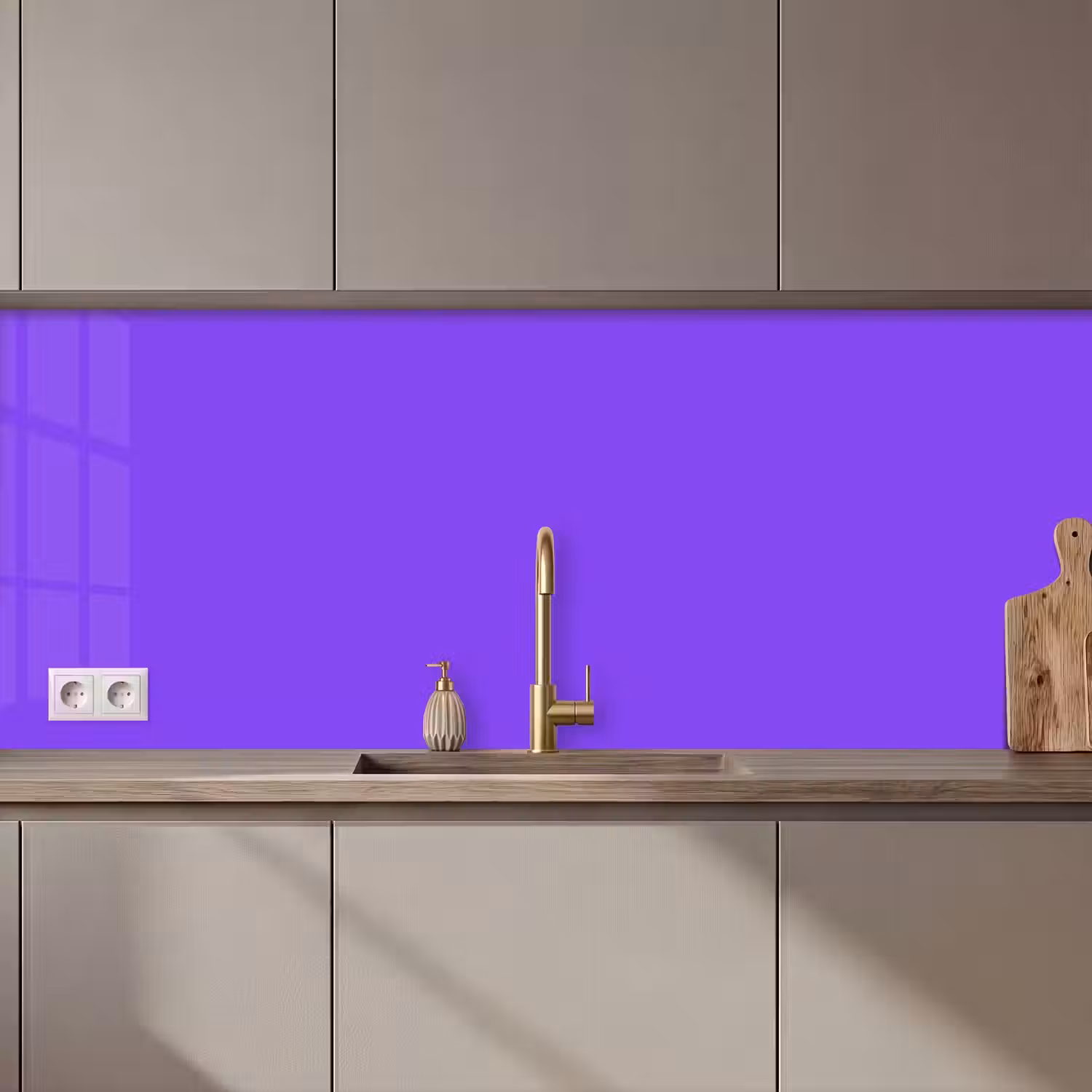 Vivid - Violet - Paars keuken achterwand 2 middel 871 zz_3dshopping