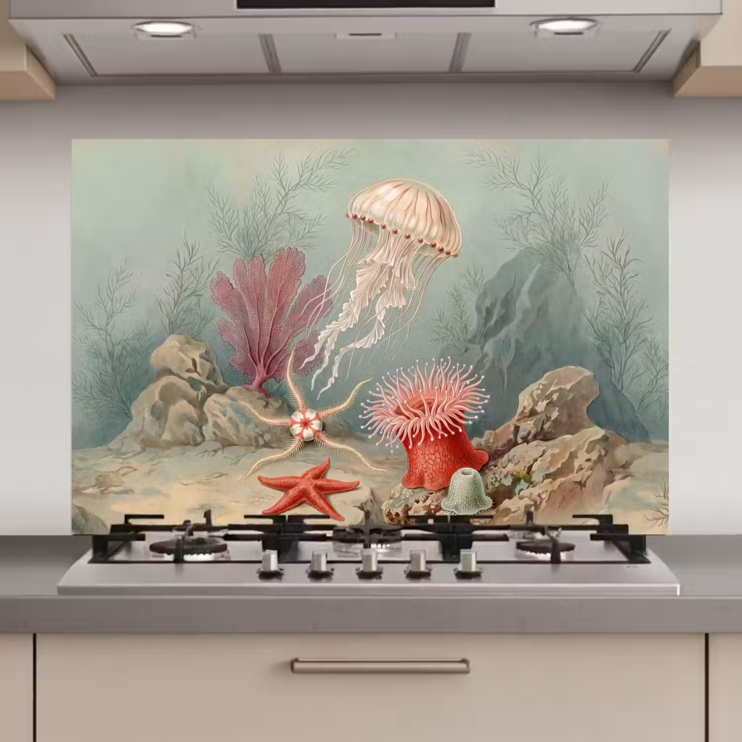 Zeeleven - Kwal - Onderwater - Illustratie - Beige keuken achterwand spatscherm klein -3d_website