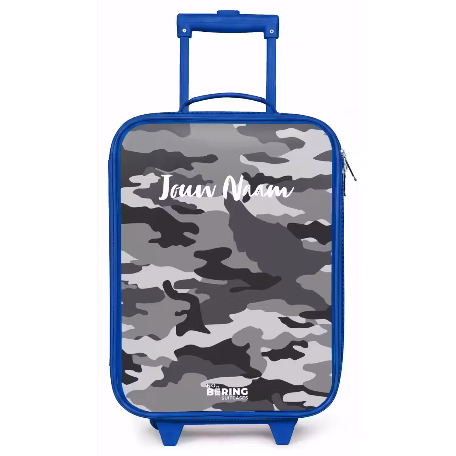 Camogrijs Kinderkoffer - Blauw klein -zz3dotto