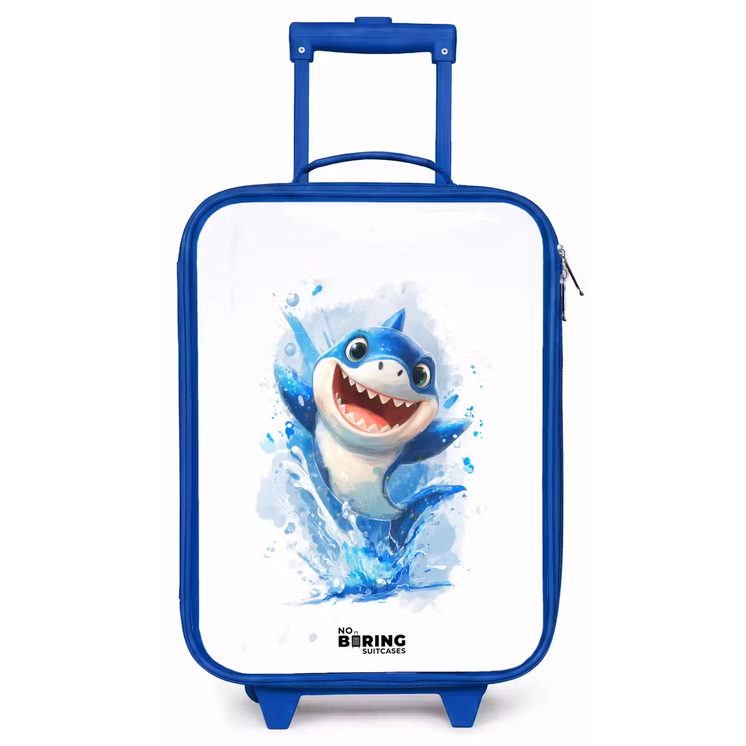 Haai - Tanden - Water Kinderkoffer - Blauw klein -zz3dotto