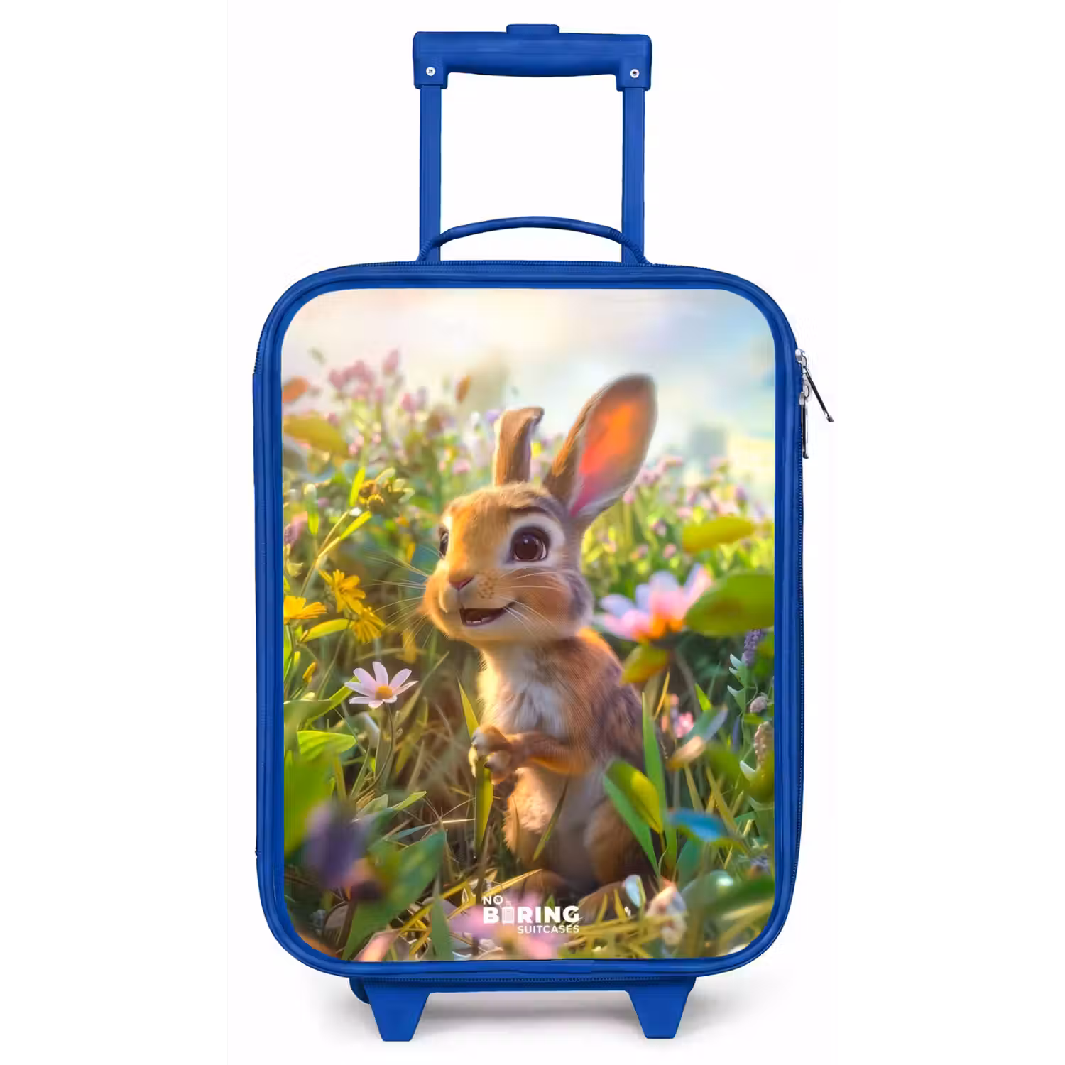 Kareltje konijn Kinderkoffer - Blauw klein -zz3dotto