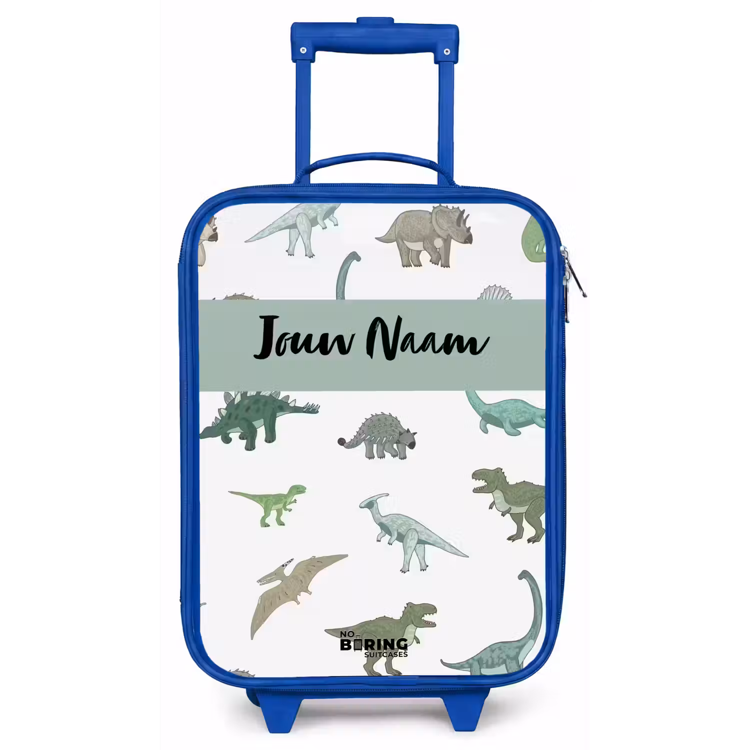 Dino Dynastie Kinderkoffer - Blauw klein -zz3dotto