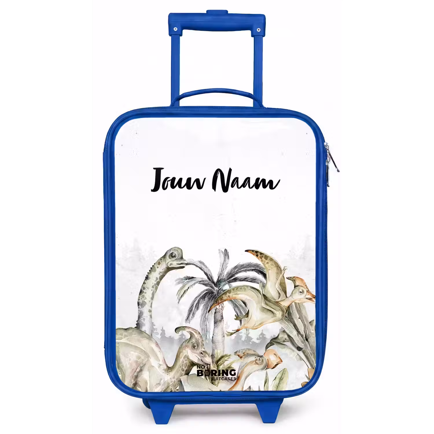 Dino Jungle Kinderkoffer - Blauw klein -zz3dotto