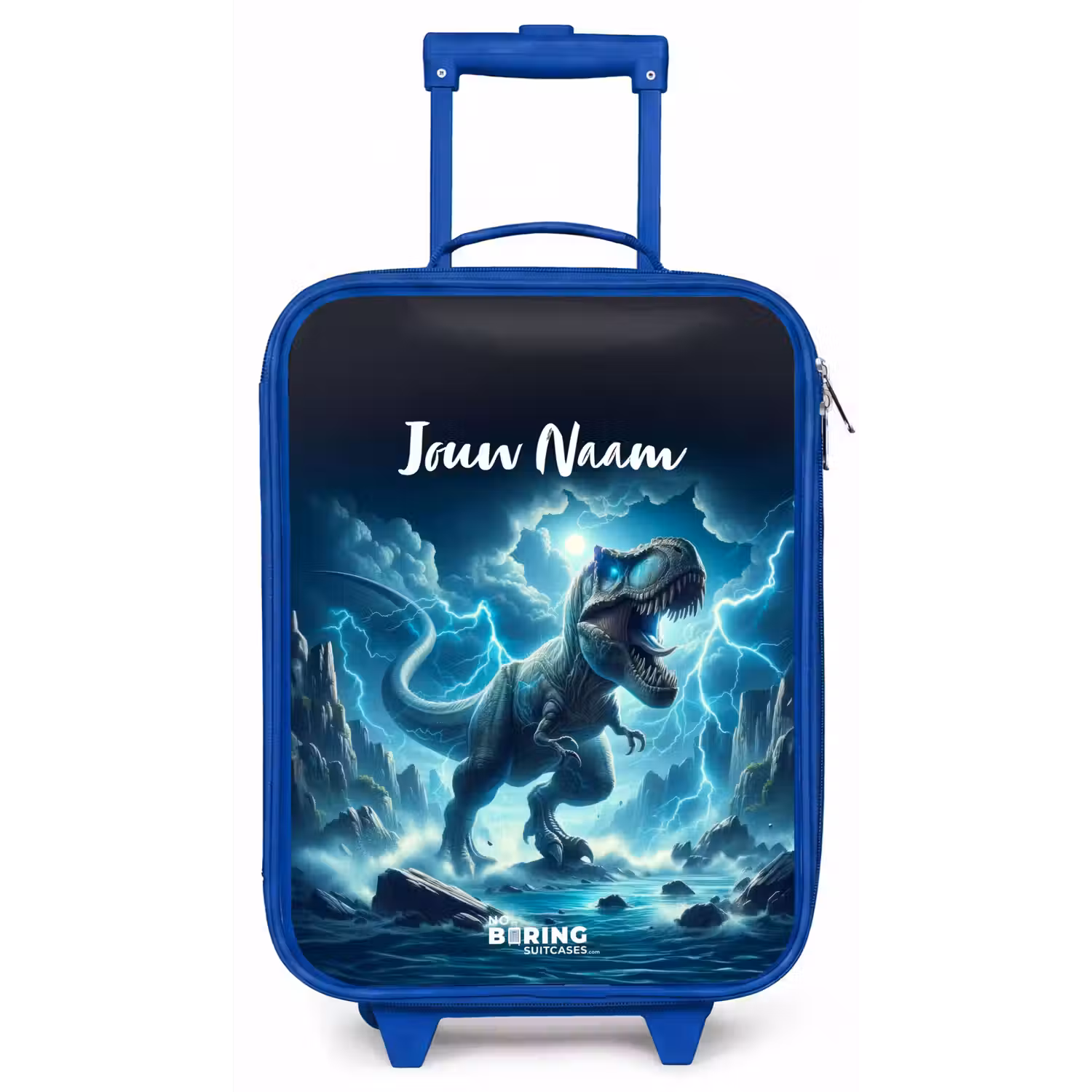 Donderslagdino Kinderkoffer - Blauw klein -zz3dotto