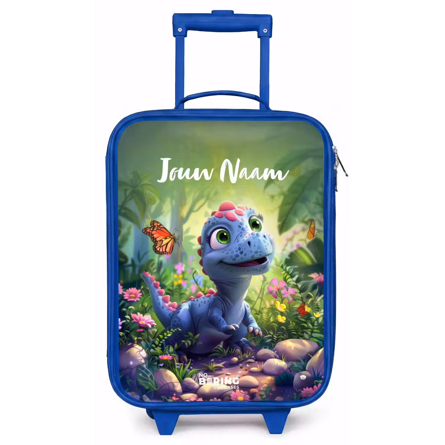 Donny Dino Kinderkoffer - Blauw klein -zz3dotto