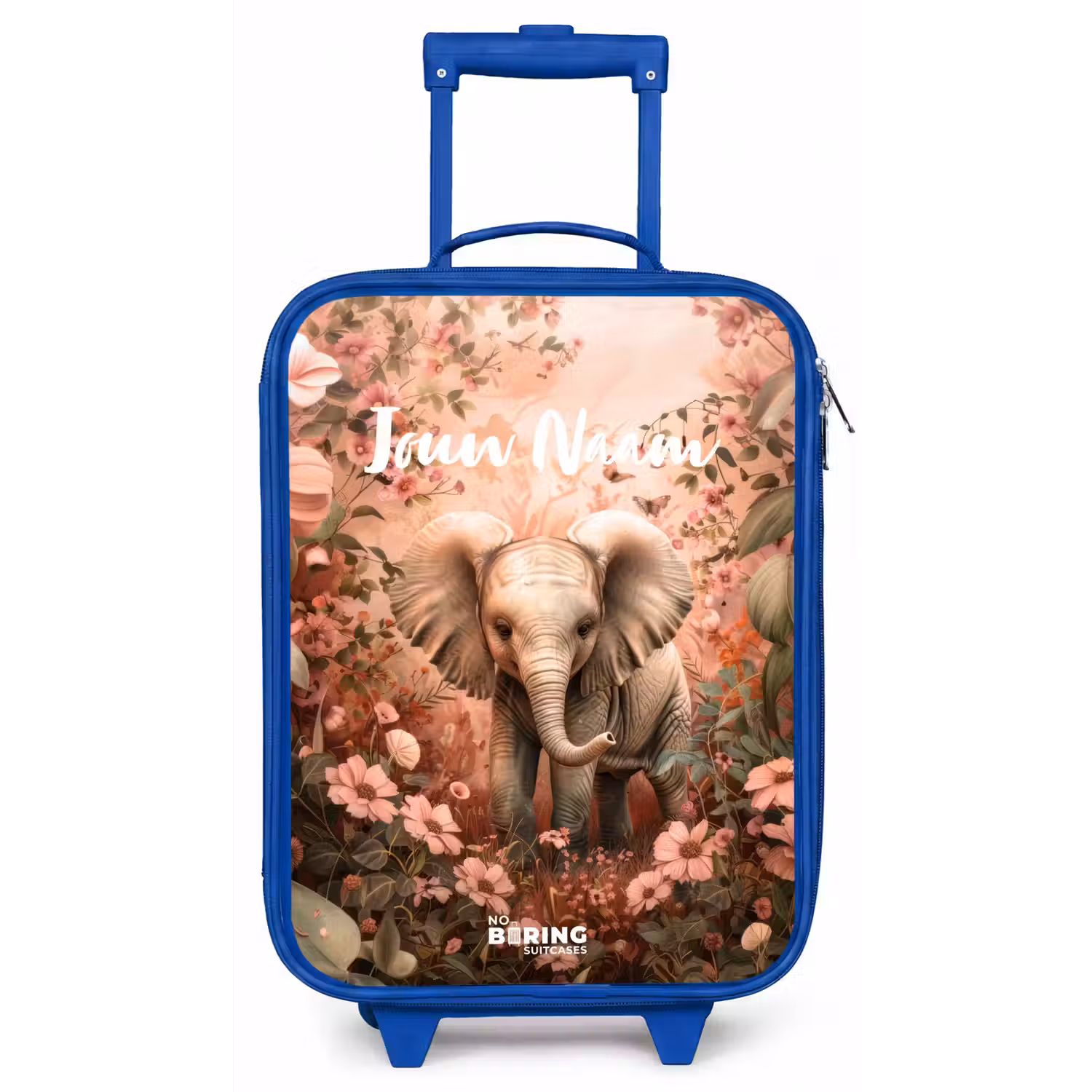 Flora flapoor Kinderkoffer - Blauw klein -zz3dotto