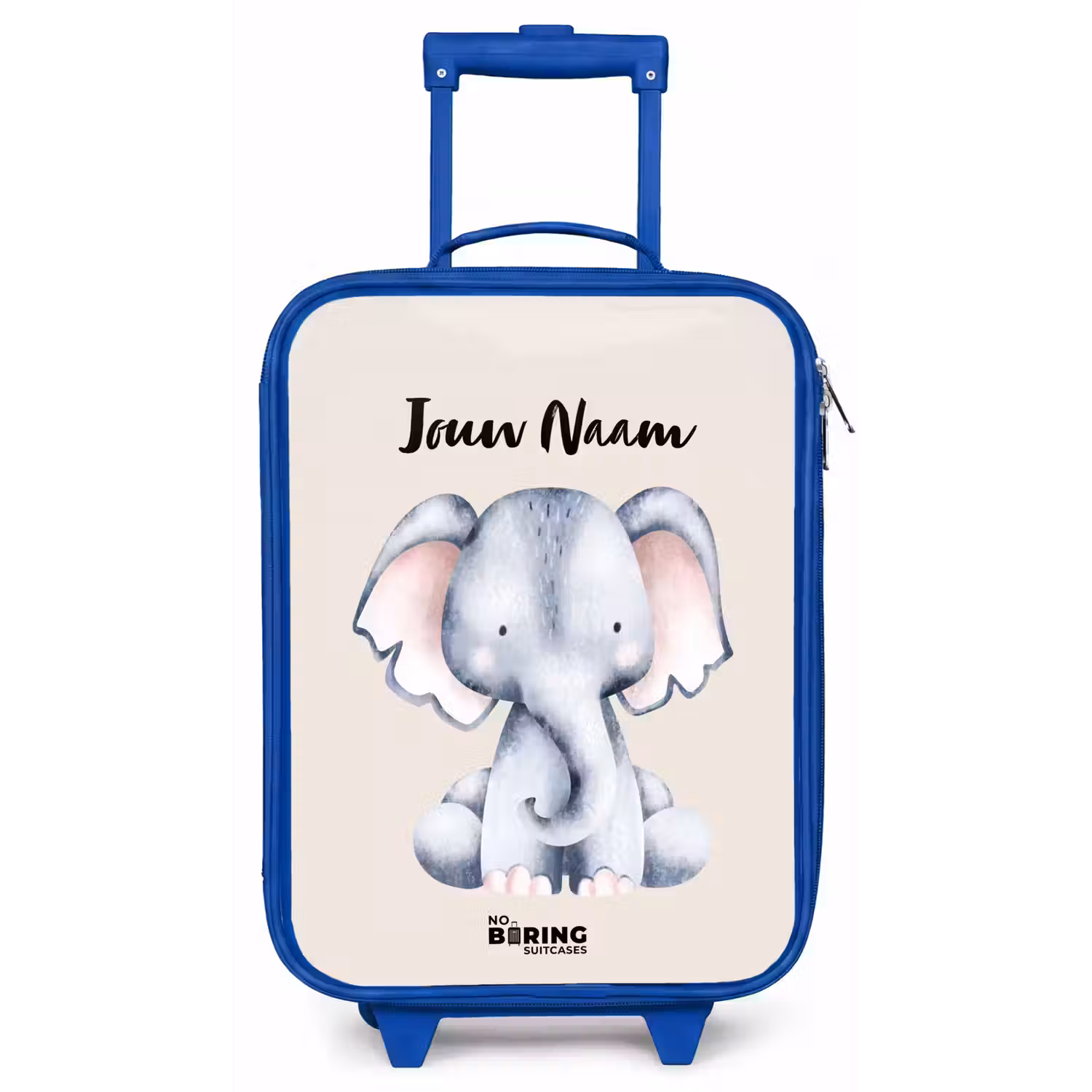 Oane Olifant Kinderkoffer - Blauw klein -zz3dotto