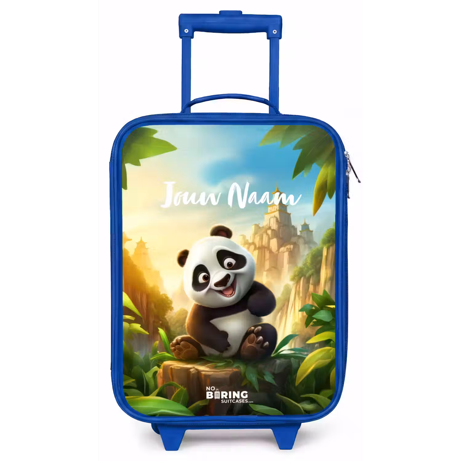 Peter Panda Kinderkoffer - Blauw klein -zz3dotto