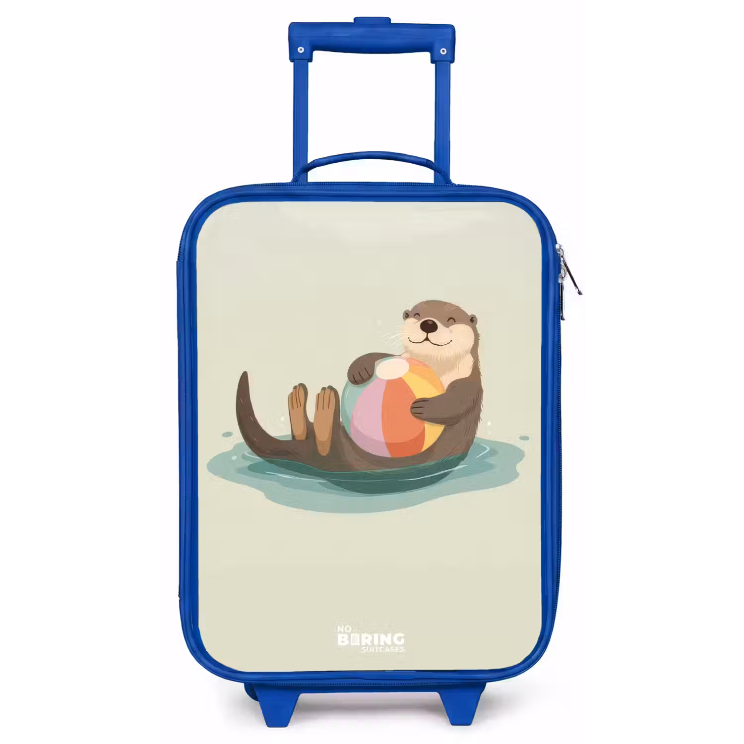 Otter - Strandbal - Water Kinderkoffer - Blauw klein -zz3dotto