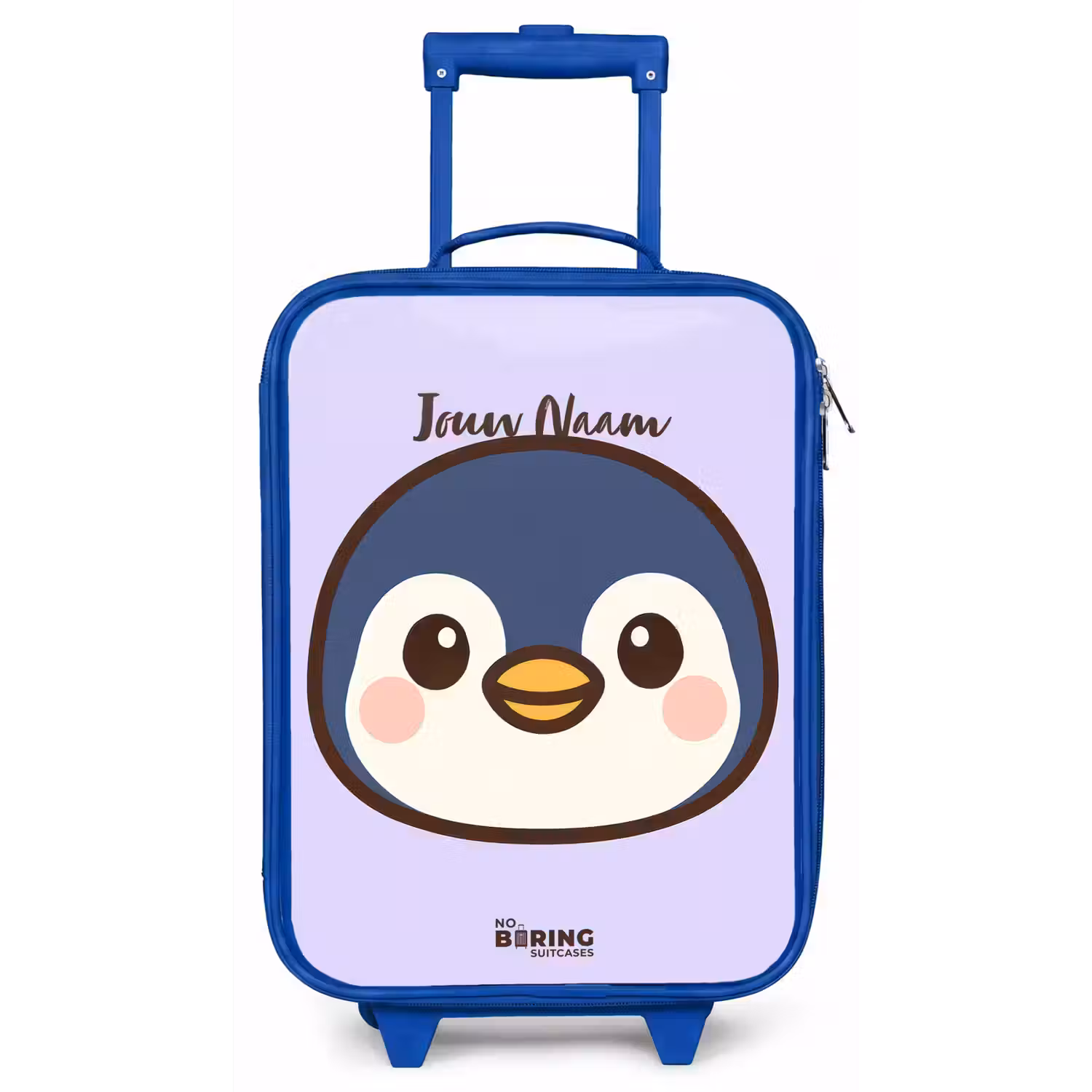 Pinguïn Kinderkoffer - Blauw klein -zz3dotto