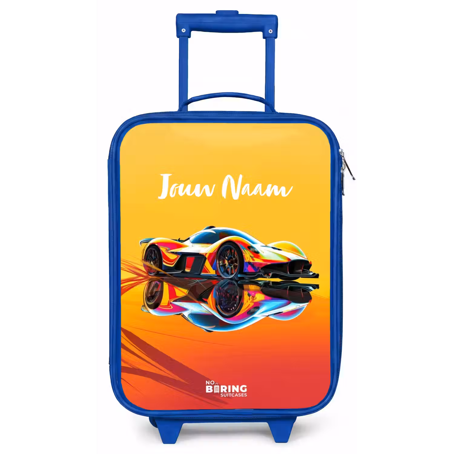 Sunbeam sprinter Kinderkoffer - Blauw klein -zz3dotto