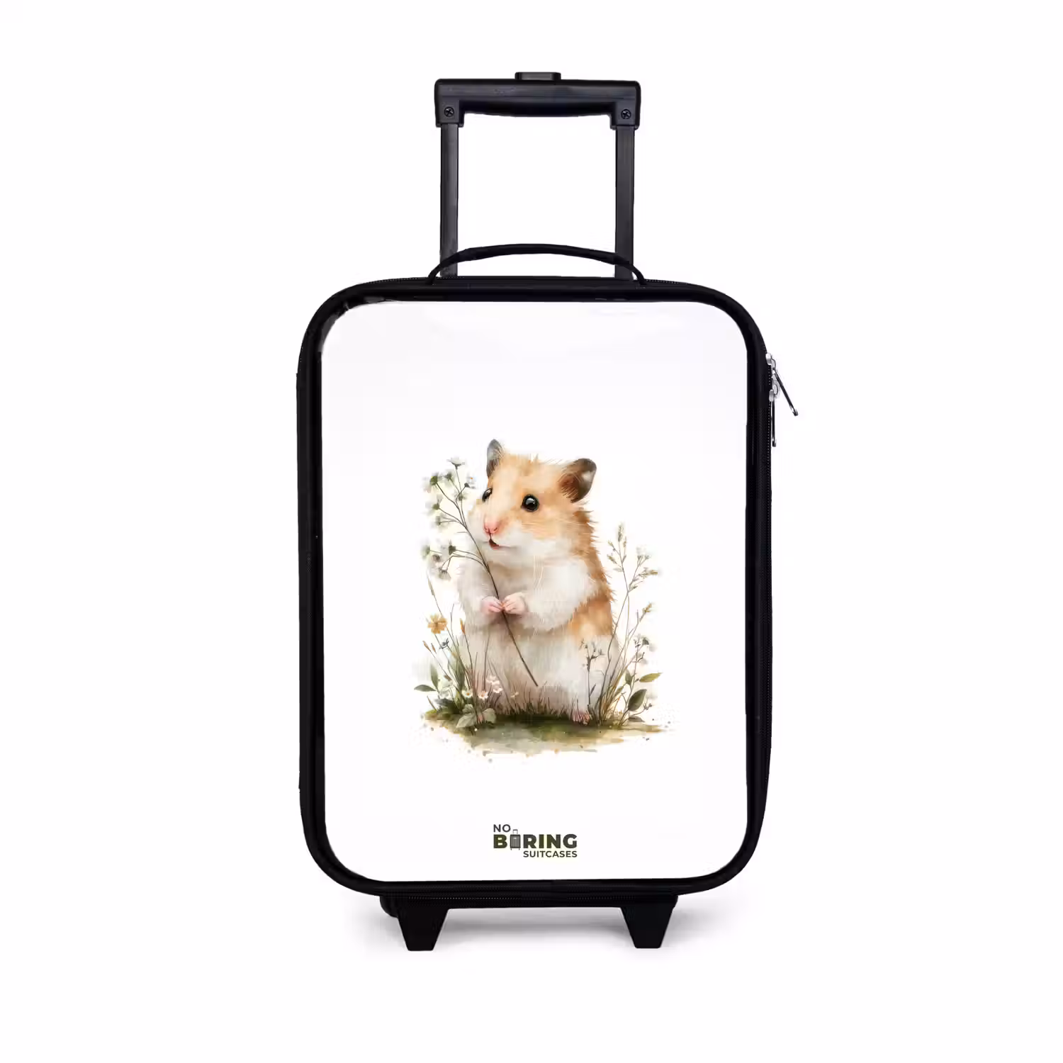 Dier - Natuur - Hamster Kinderkoffer - Zwart klein -3d