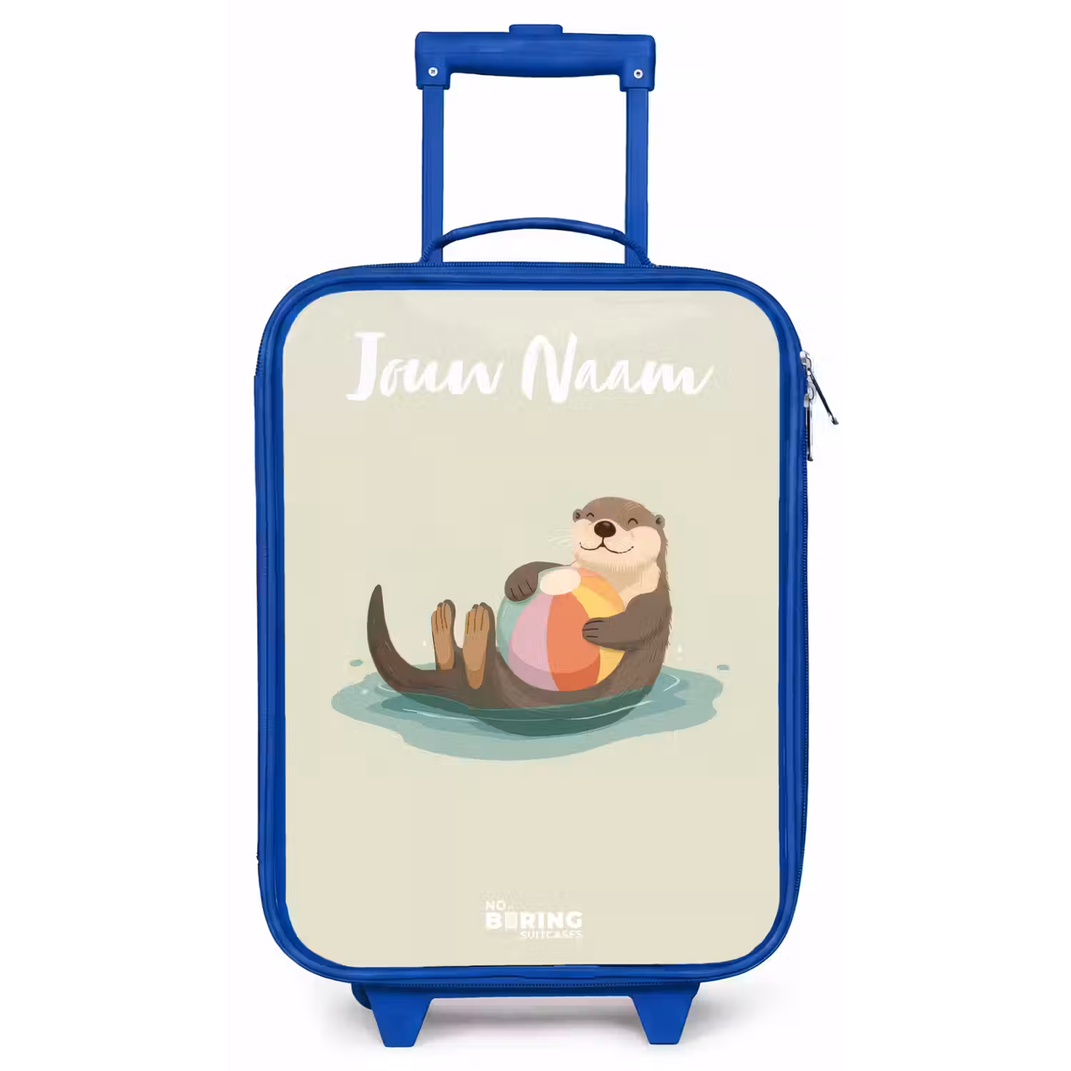 Otter - Strandbal - Water Kinderkoffer - Blauw klein -zz3dotto