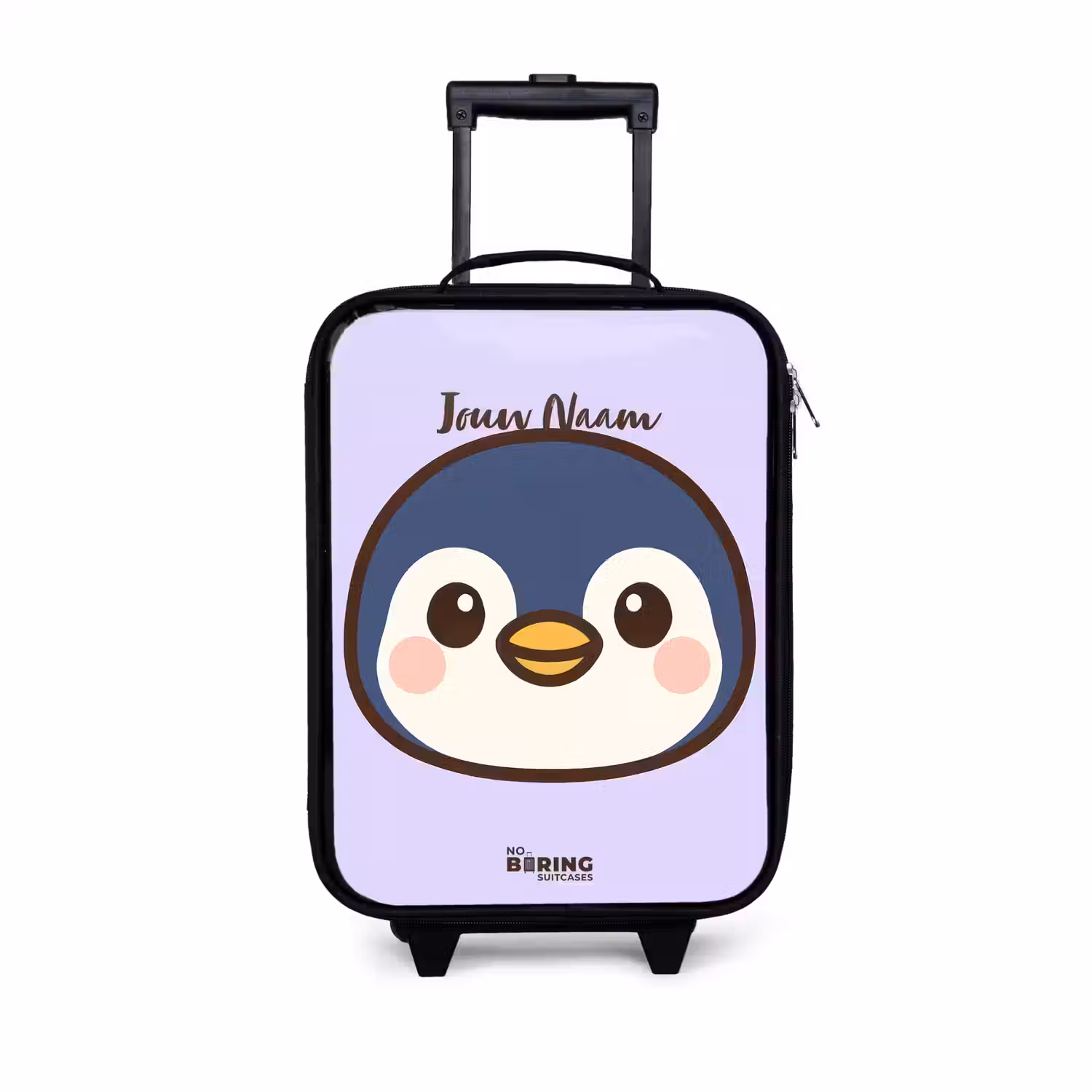 Pinguïn Kinderkoffer - Zwart klein -3d