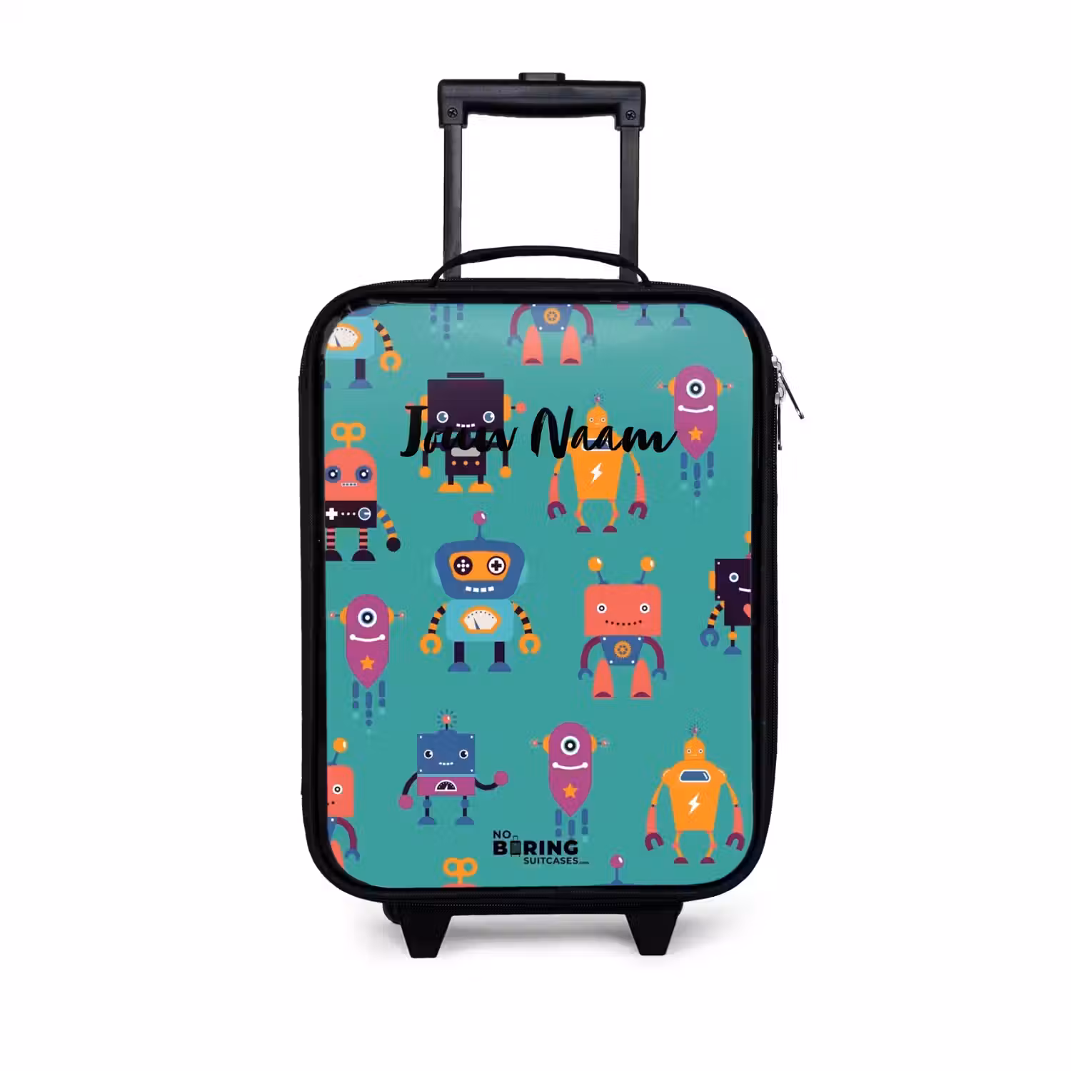Robo rave Kinderkoffer - Zwart klein -3d