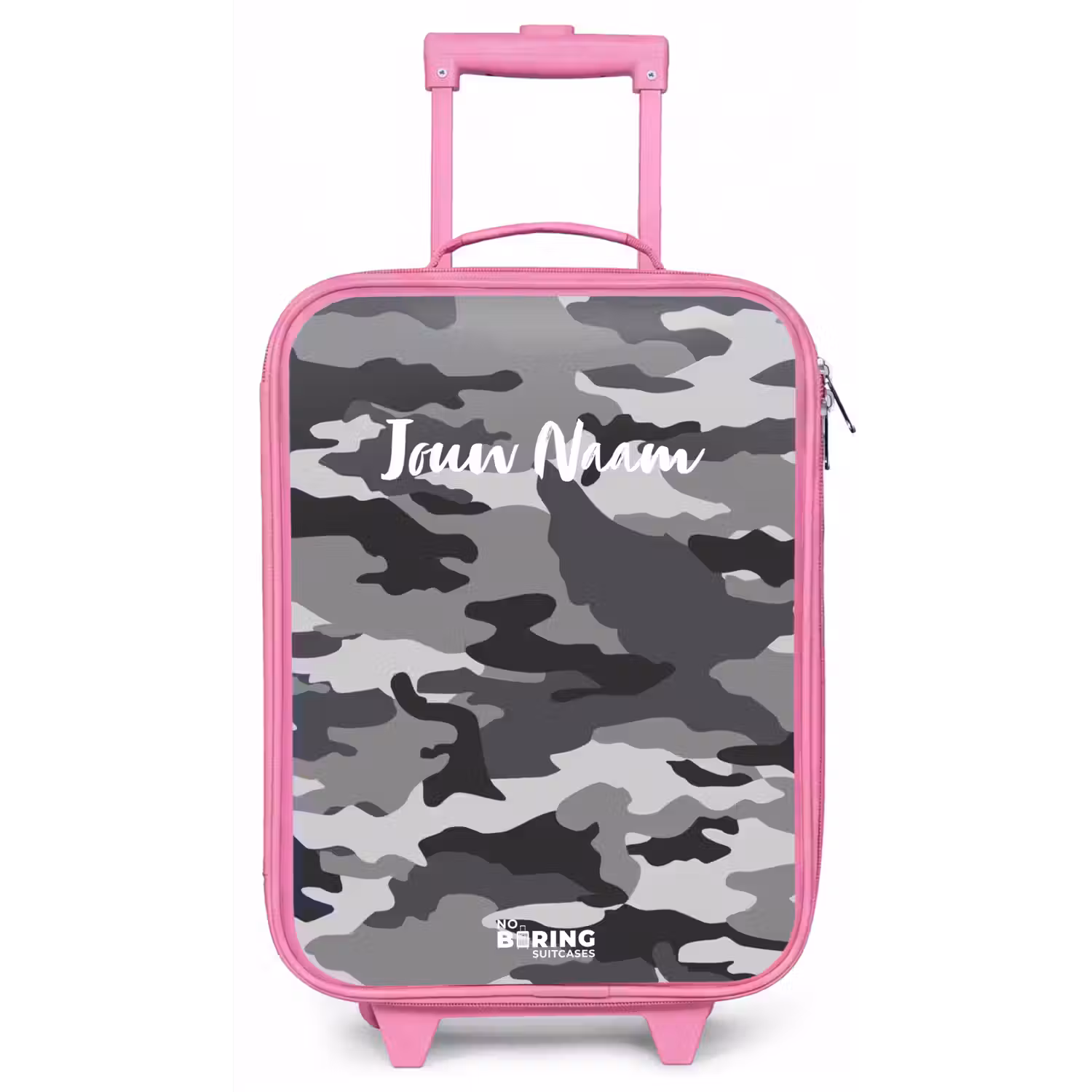 Camogrijs Kinderkoffer - Roze klein -zz3dotto