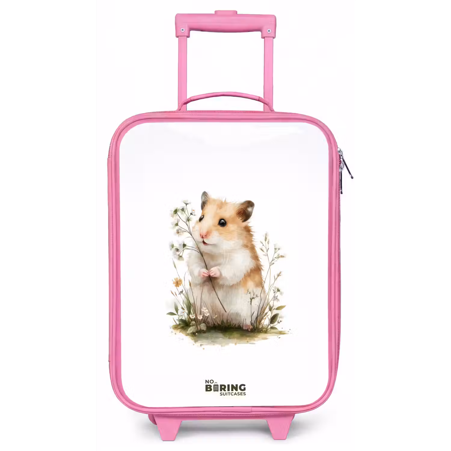 Dier - Natuur - Hamster Kinderkoffer - Roze klein -zz3dotto