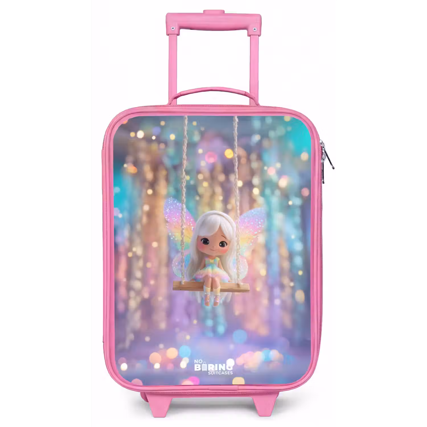 Fee - Elf - Regenboog Kinderkoffer - Roze klein -zz3dotto